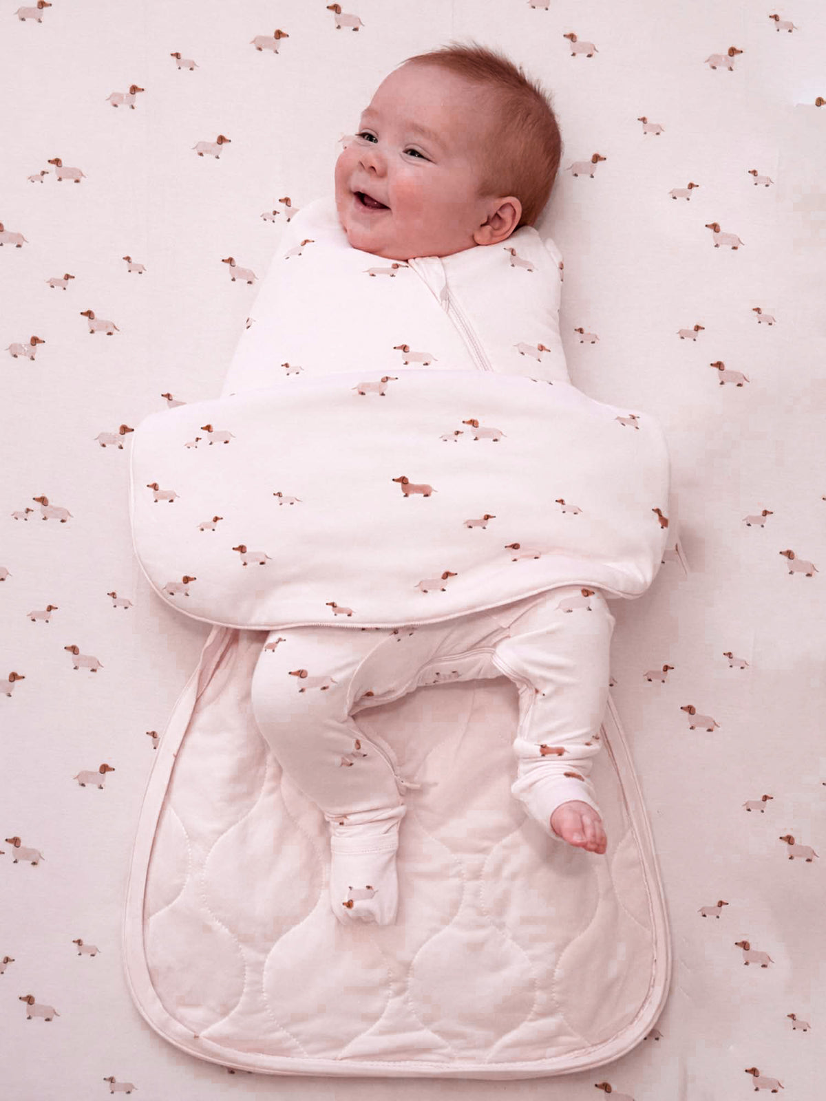 Swaddle Sleep Sack - Girl Dog / 0.5 TOG
