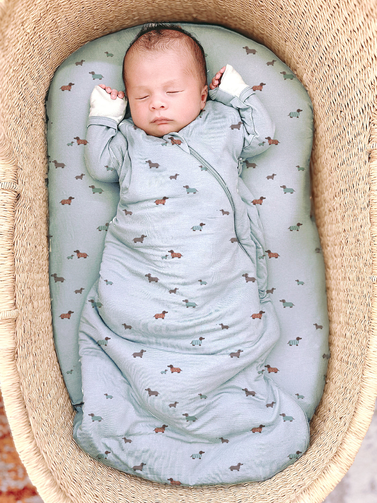 Swaddle Sleep Sack - Woof / 1.0 TOG
