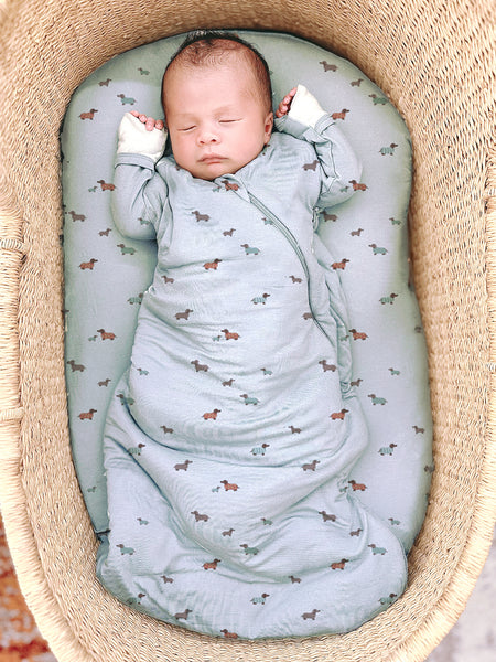 Woof Sage 1.0 TOG Bamboo Viscose Swaddle Sleep Sack | günamüna