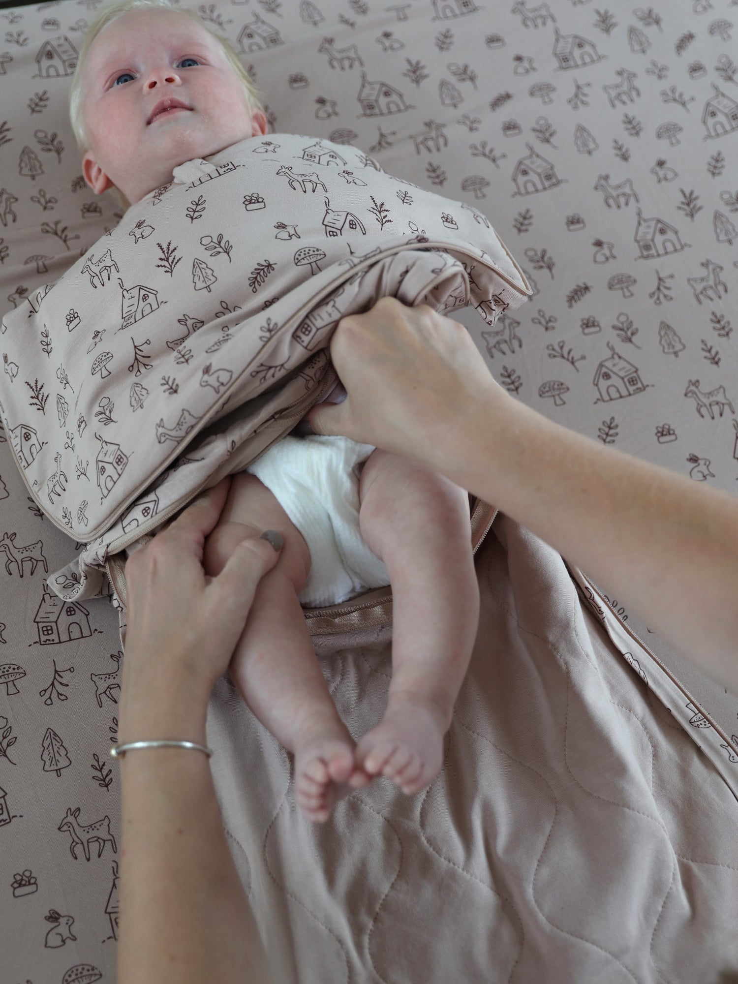 Swaddle Sleep Sack - Doe.Re.Mi / 1.0 TOG