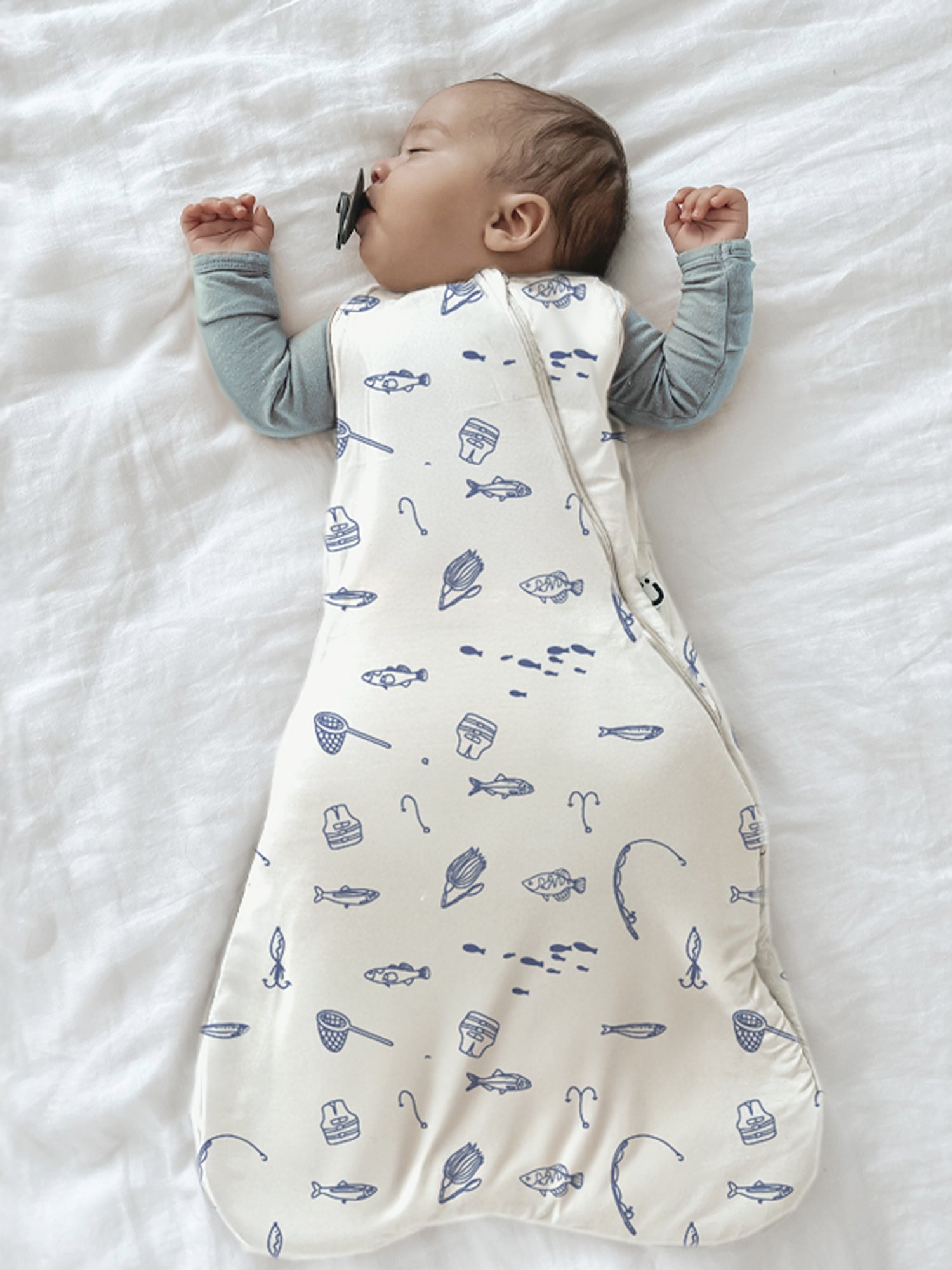 Swaddle Sleep Sack - Fishing