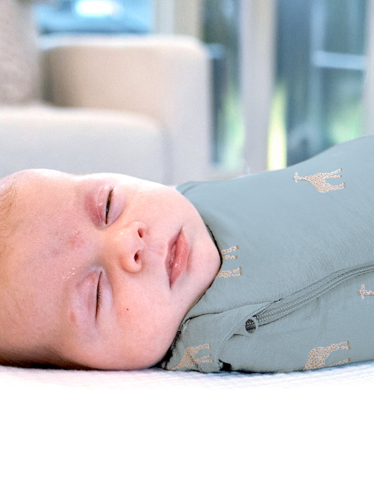 Swaddle Sleep Sack - Giraffe Moss / 2.5 TOG