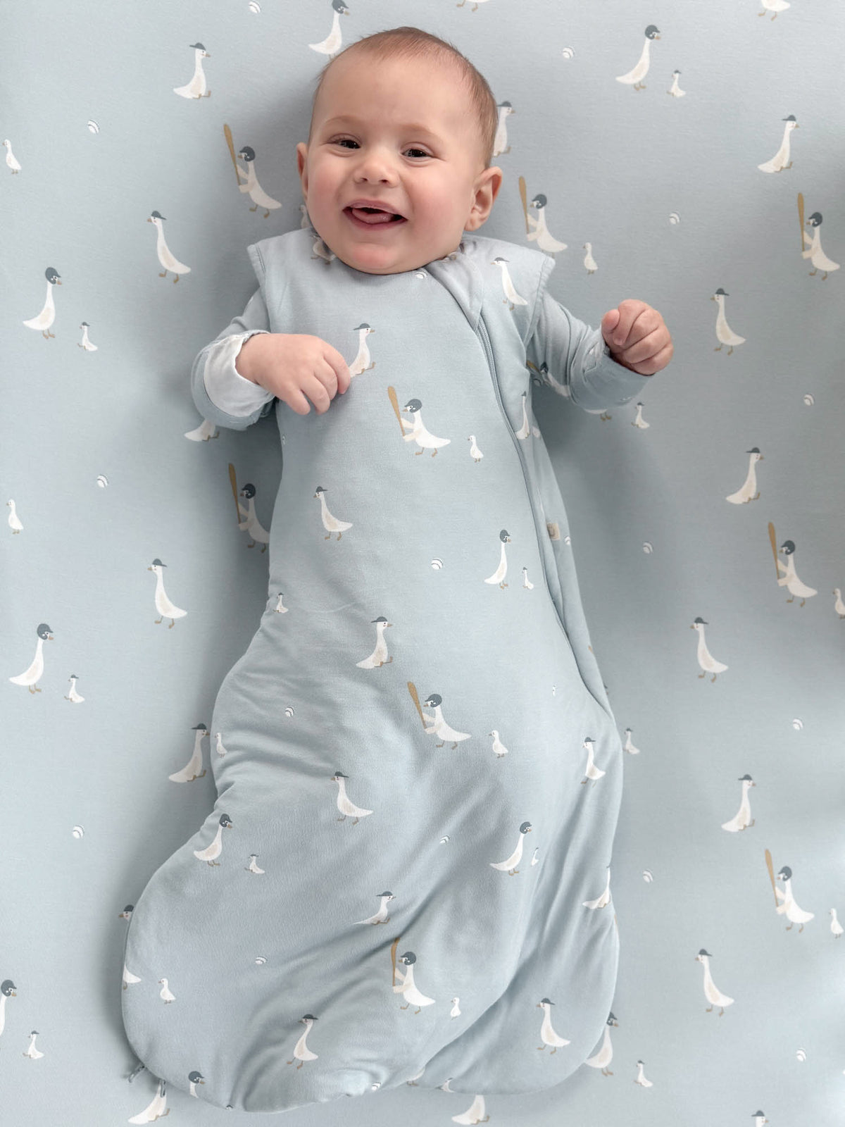 Transitional Swaddle Sleep Sack - Baseball Goose / 1.0 TOG