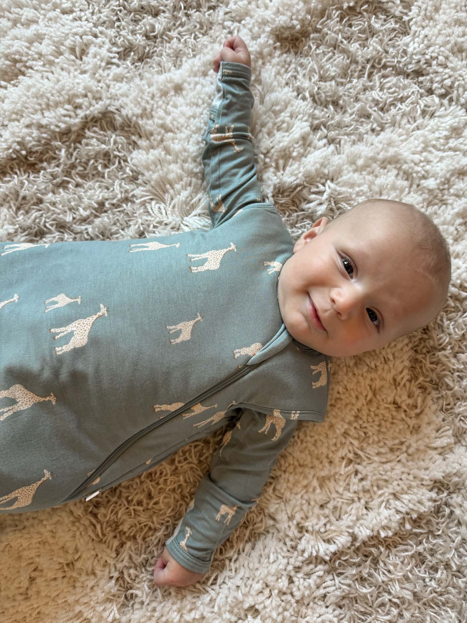 Transitional Swaddle Sleep Sack - Giraffe Moss / 1.0 TOG