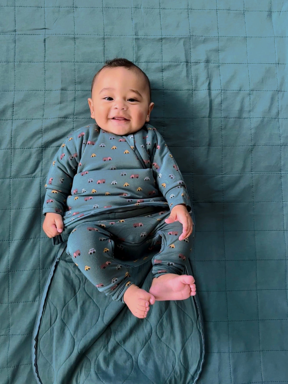 Long Sleeve Transitional Swaddle Sack - Going / 1.0 TOG