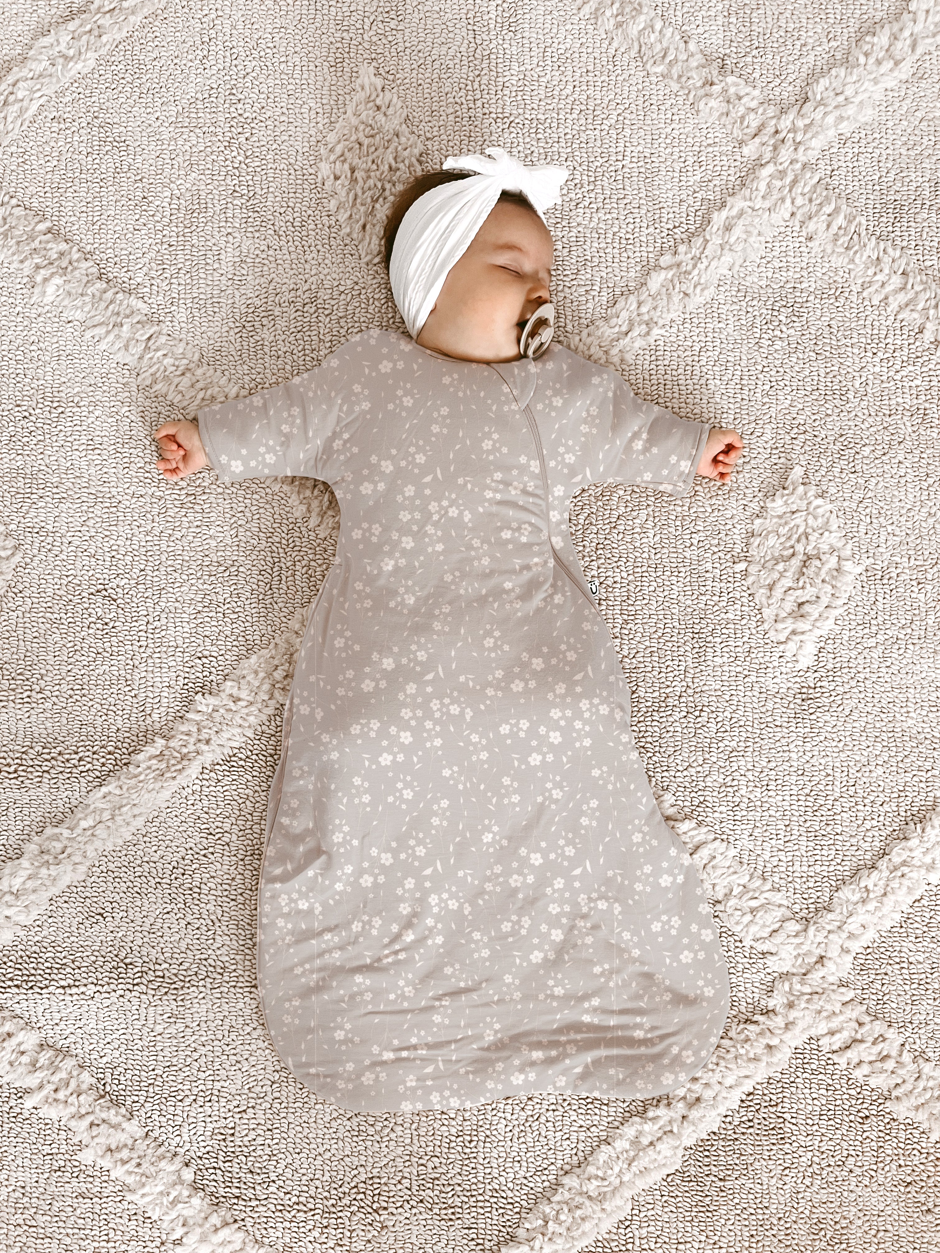 Long Sleeve Transitional Swaddle Sack - Magnolia