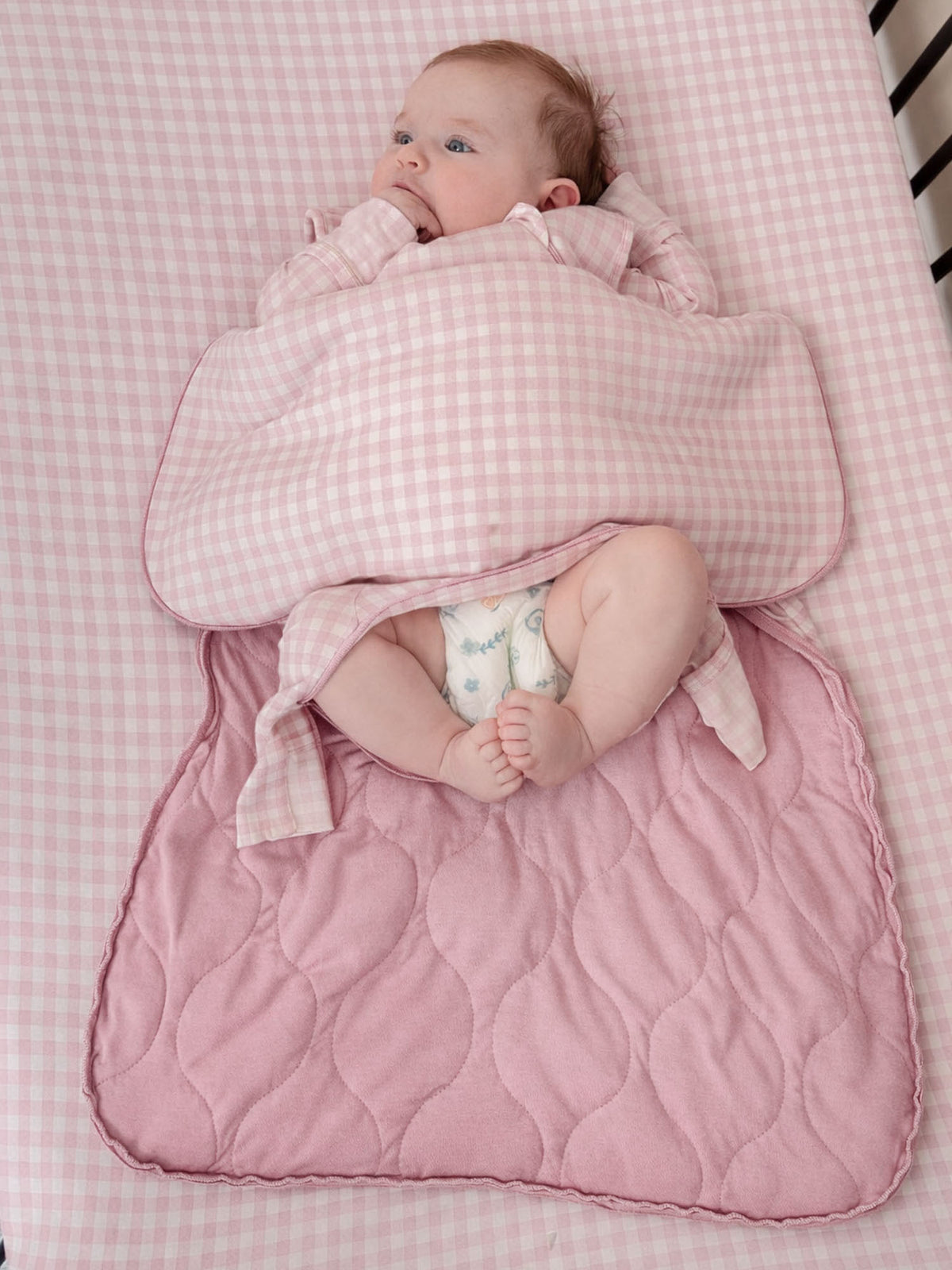 Sleep Sack - Pink Gingham / 1.0 TOG