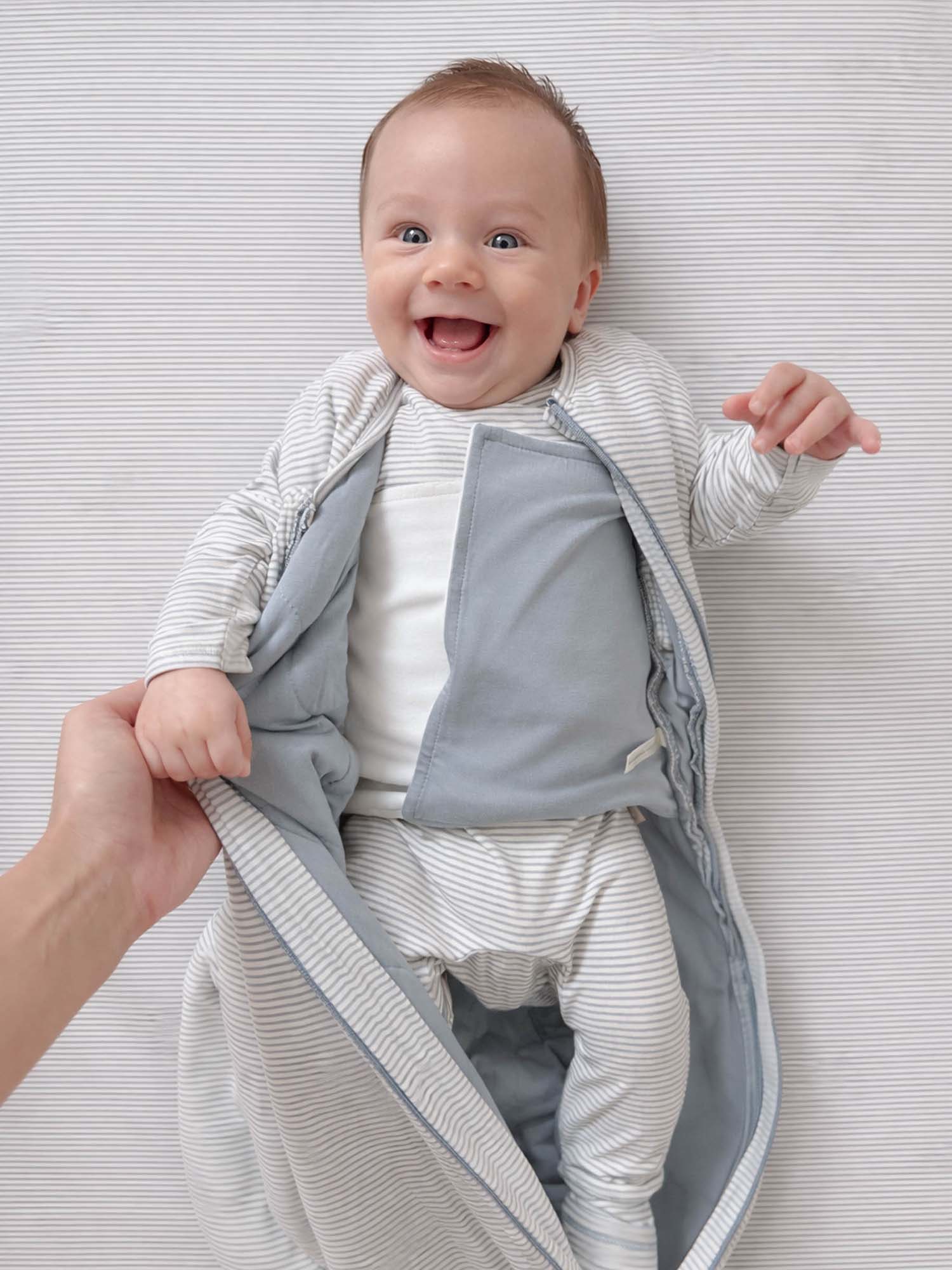 Swaddle Sleep Sack - Blue stripe/ 0.5 TOG