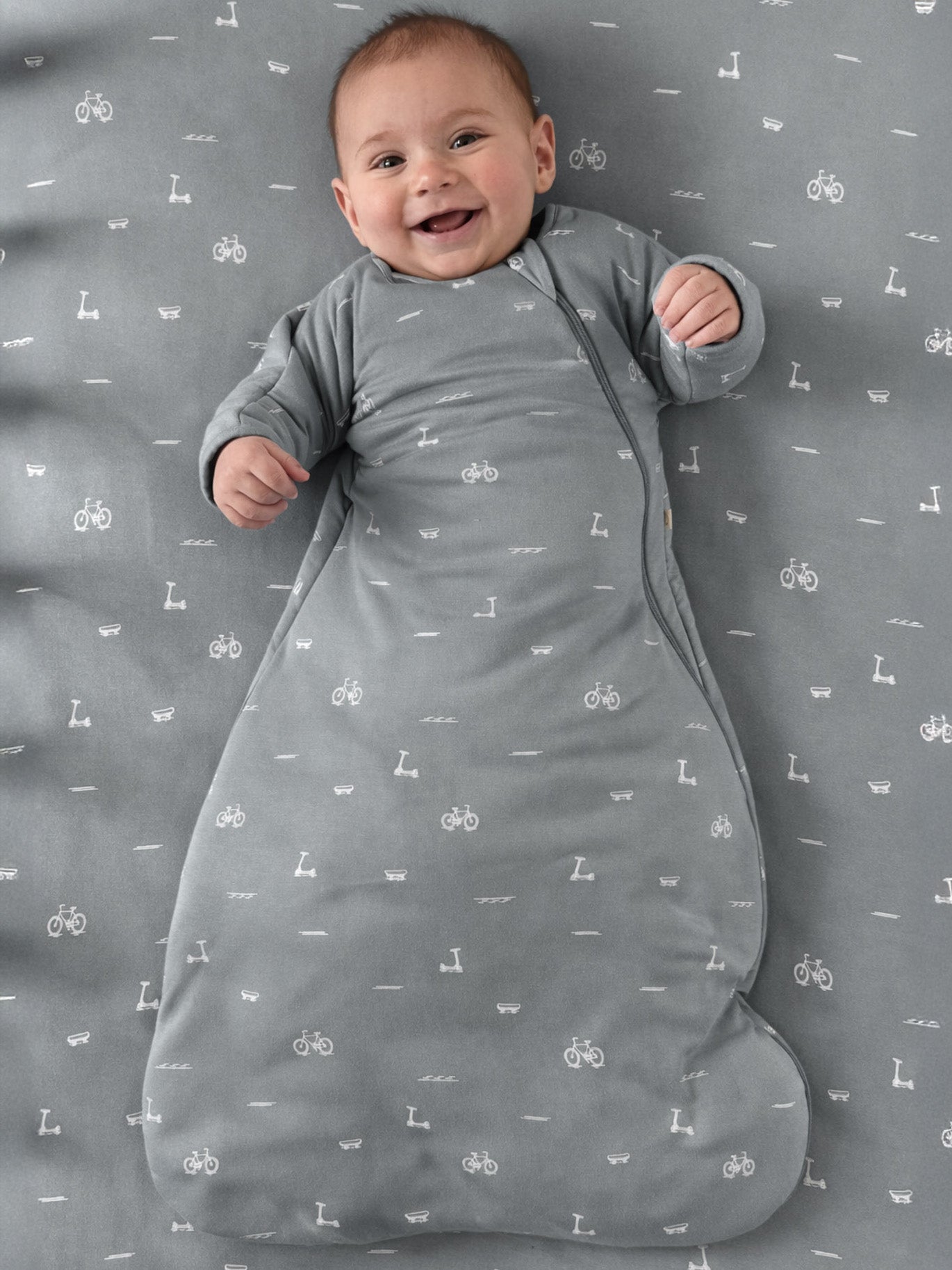 Long Sleeve Transitional Swaddle Sack - Dash / 1.0 TOG