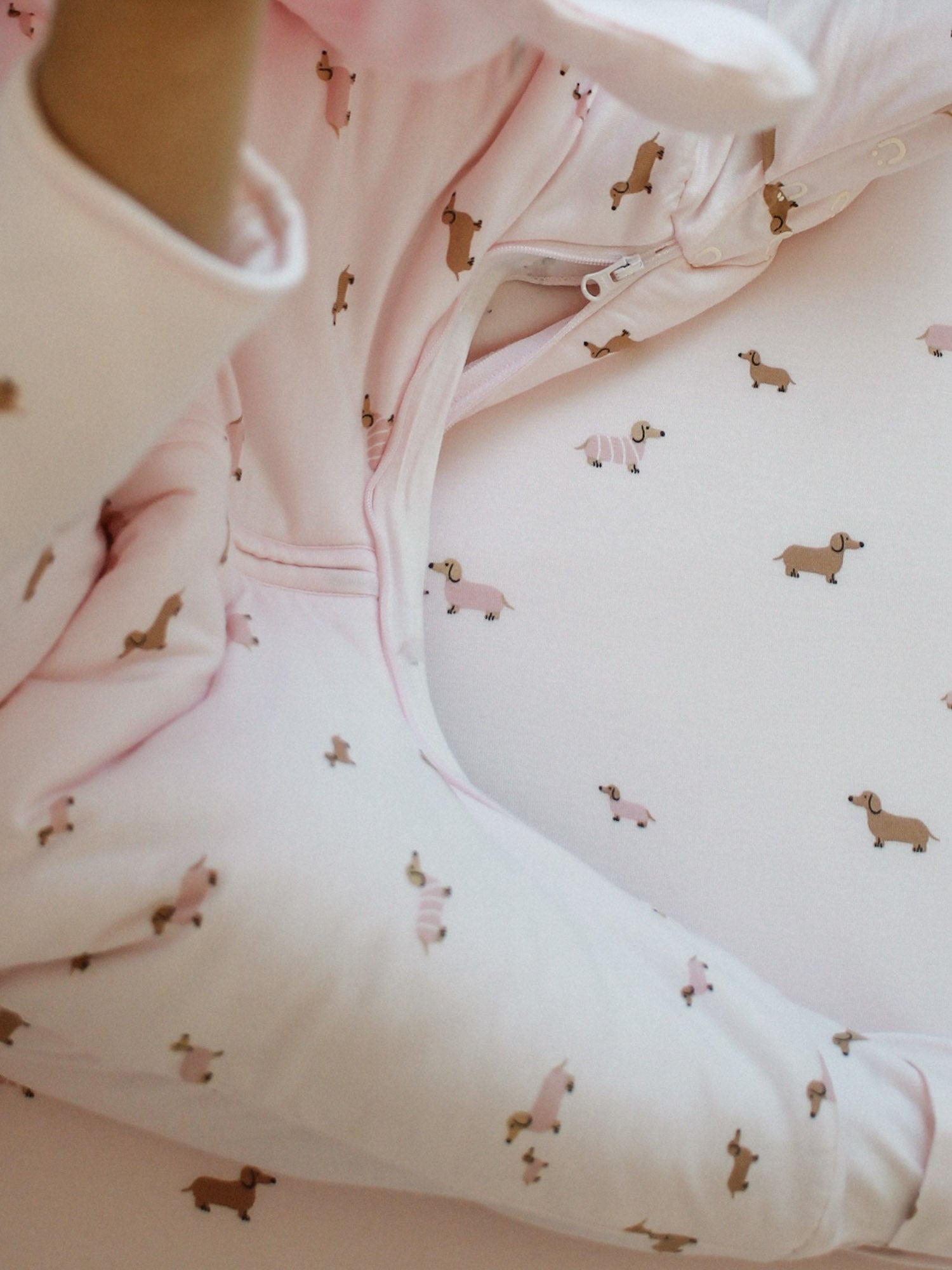 Long Sleeve Footie Sleep Sack - Girldog / 0.5 TOG