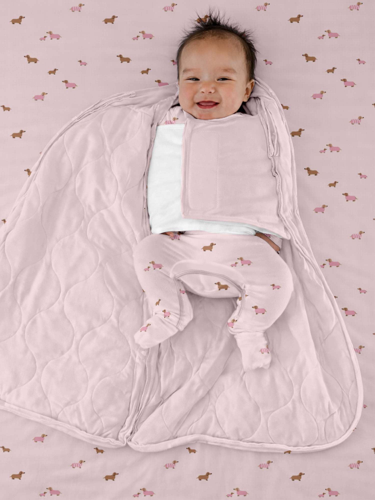 Swaddle Sleep Sack - Girl Dog / 1.0 TOG