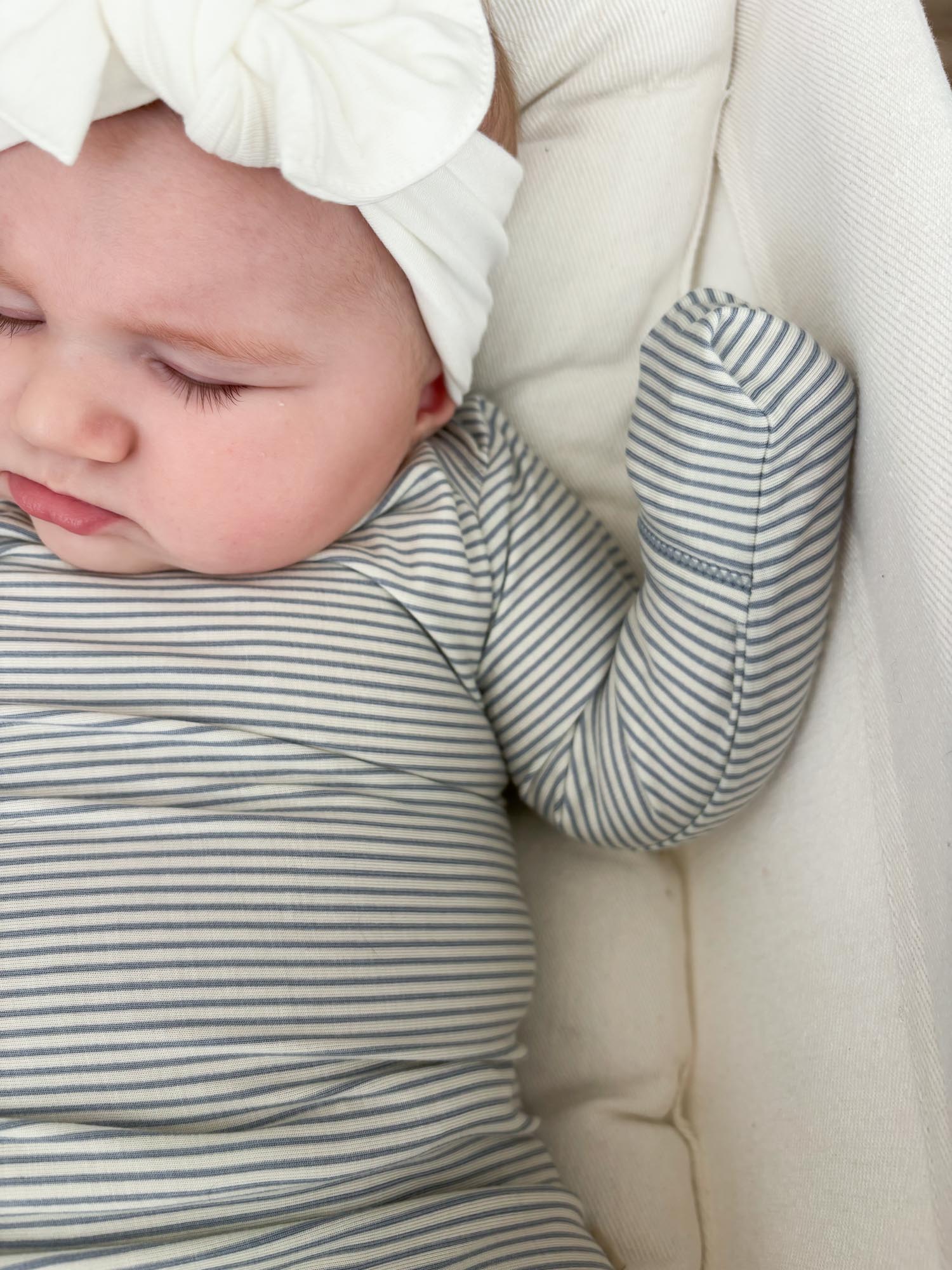 Convertible Pajama - Blue stripe