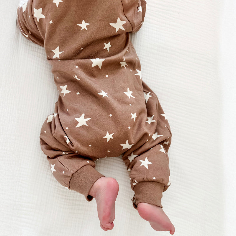 Sale Fleece Jumpsuit - Wonky Stars Daze