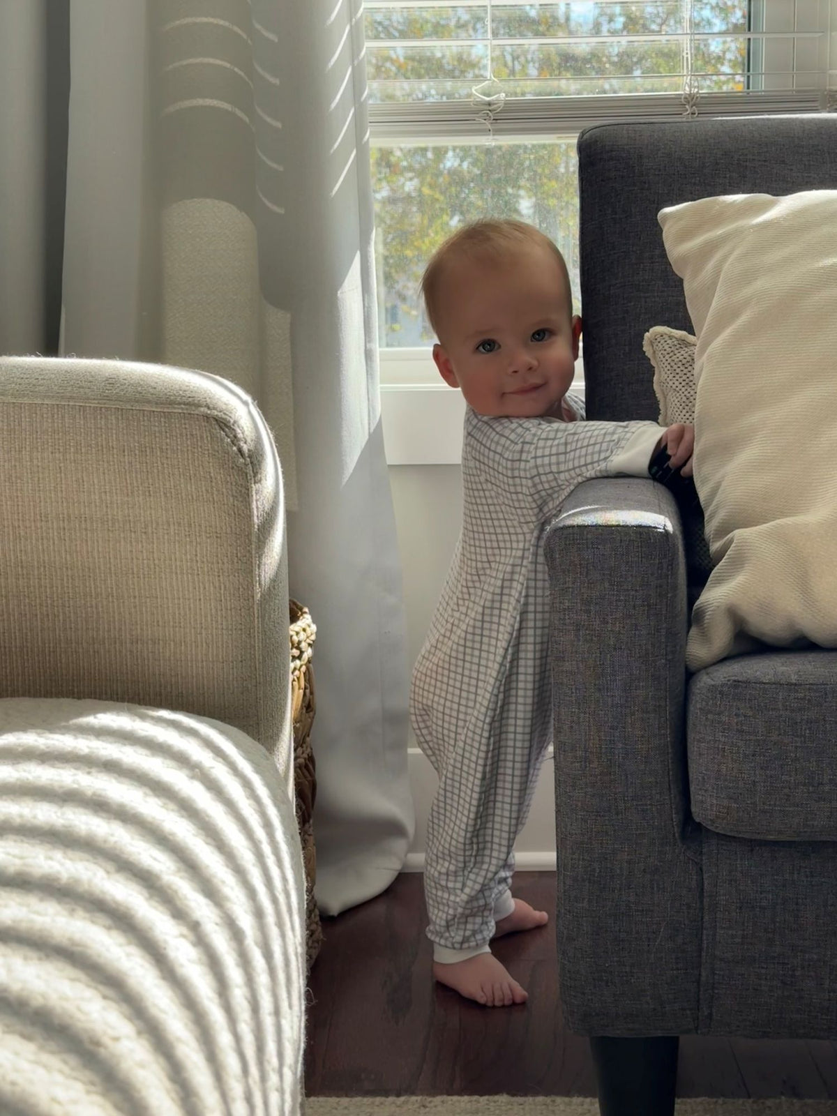 Fleece Jumpsuit - Checkmate