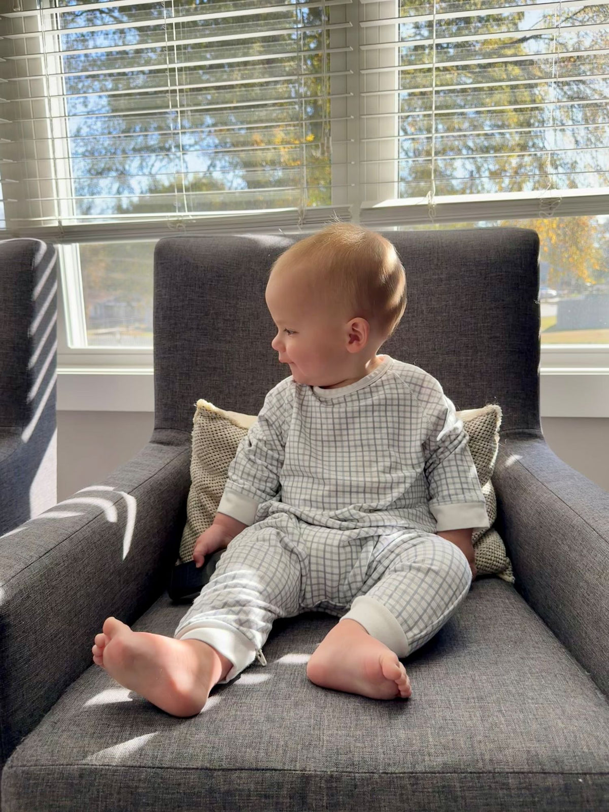 Fleece Jumpsuit - Checkmate