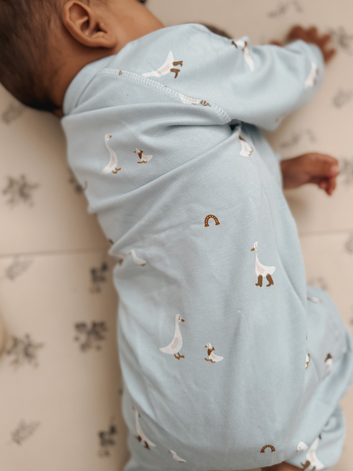 Fleece Jumpsuit - Cowboy Goose