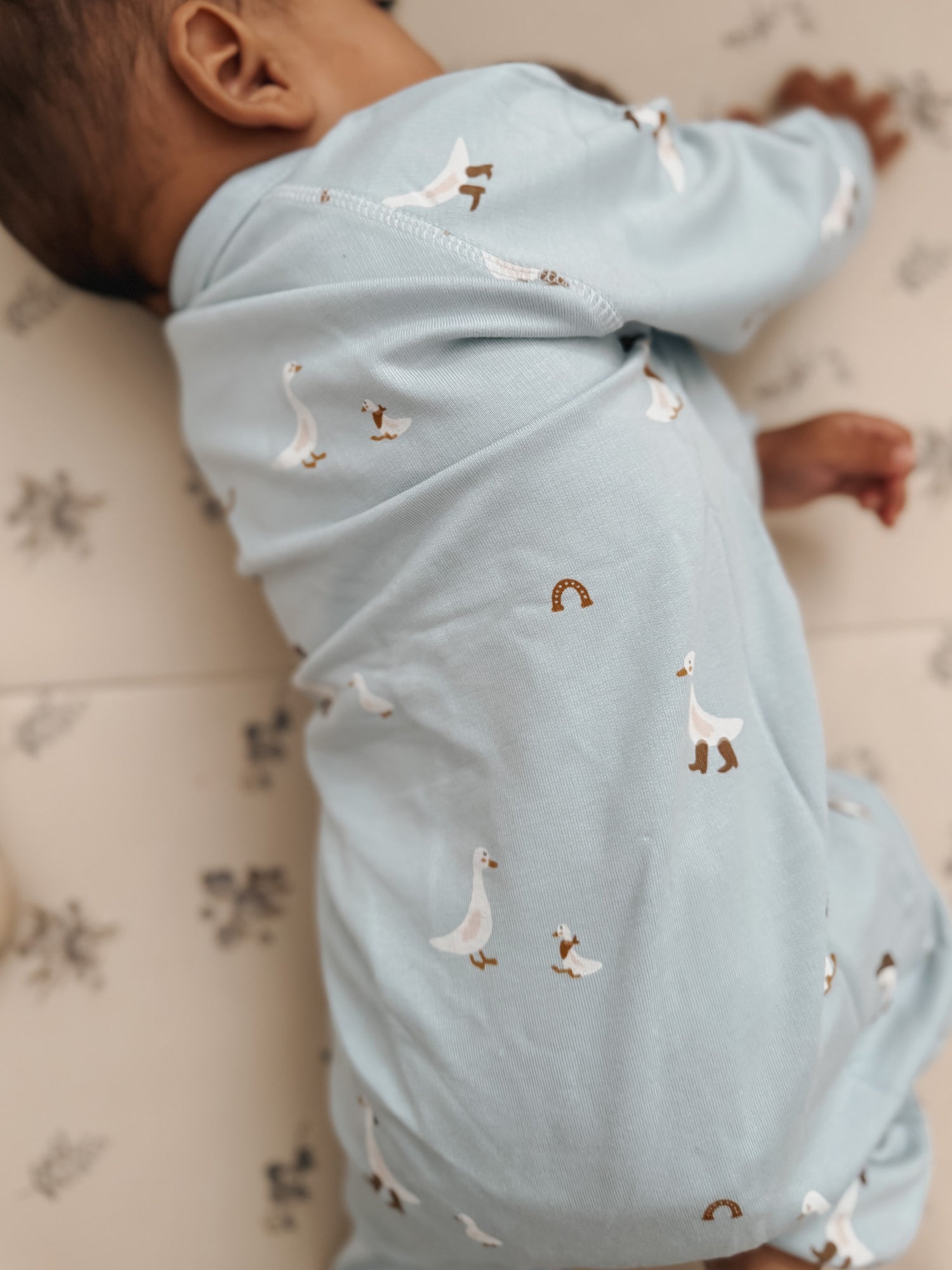 Fleece Jumpsuit - Cowboy Goose