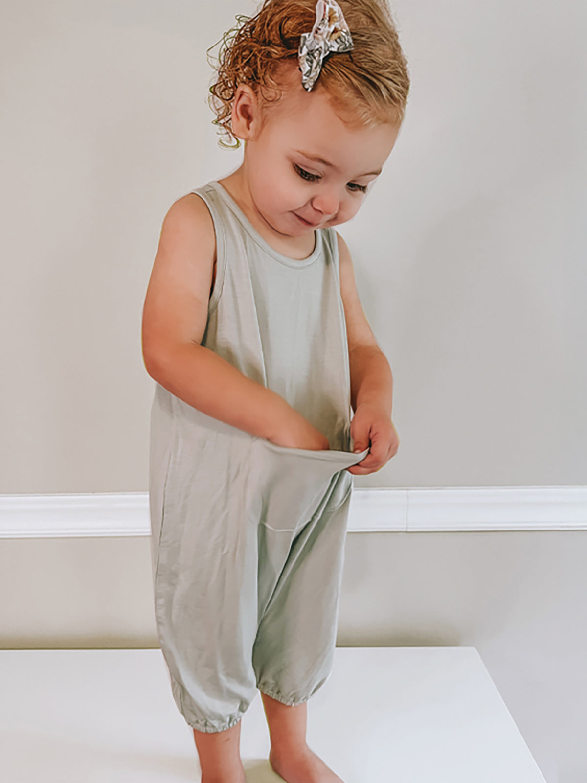 Pocket Romper - Dew