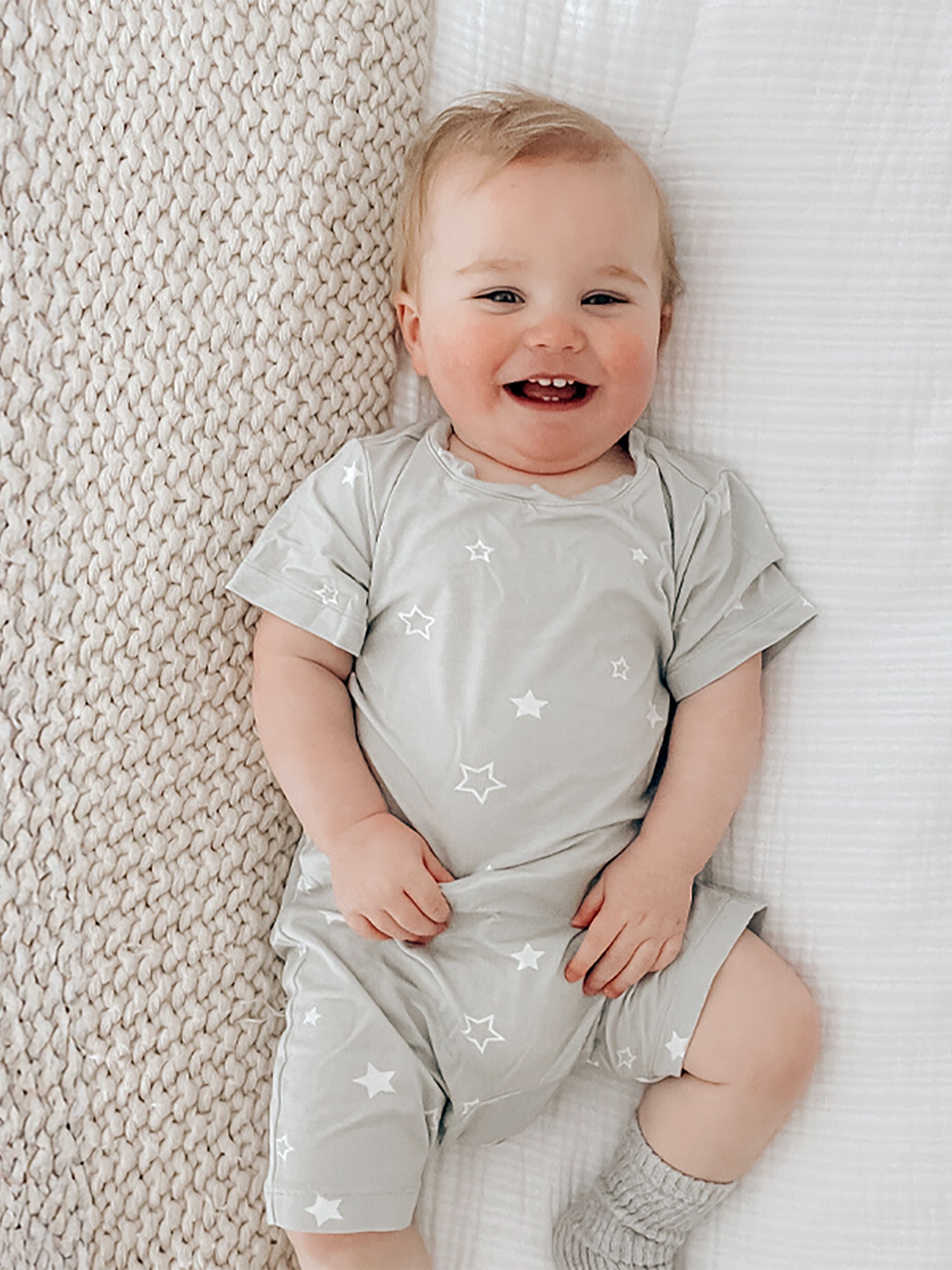Baby Rompers | Easy-Change Baby Playsuits | gunamuna