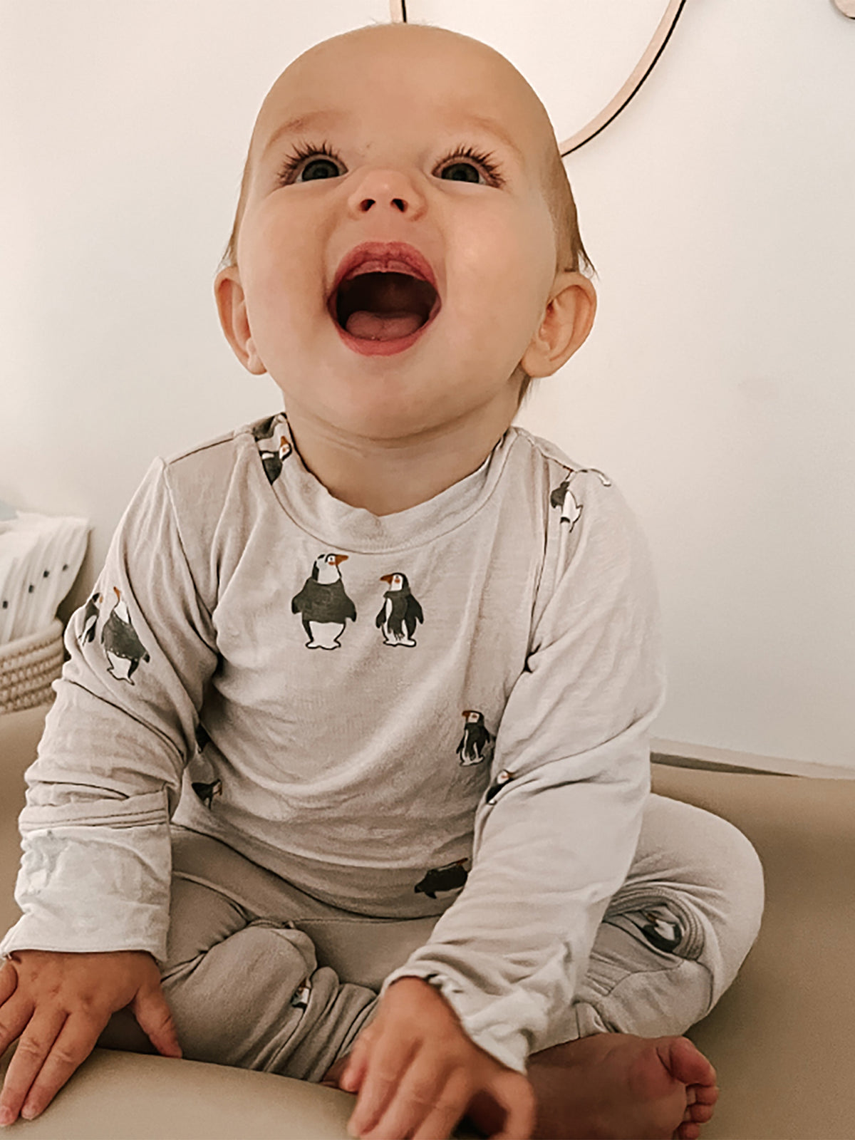 Two Piece Footie Set - Penguin
