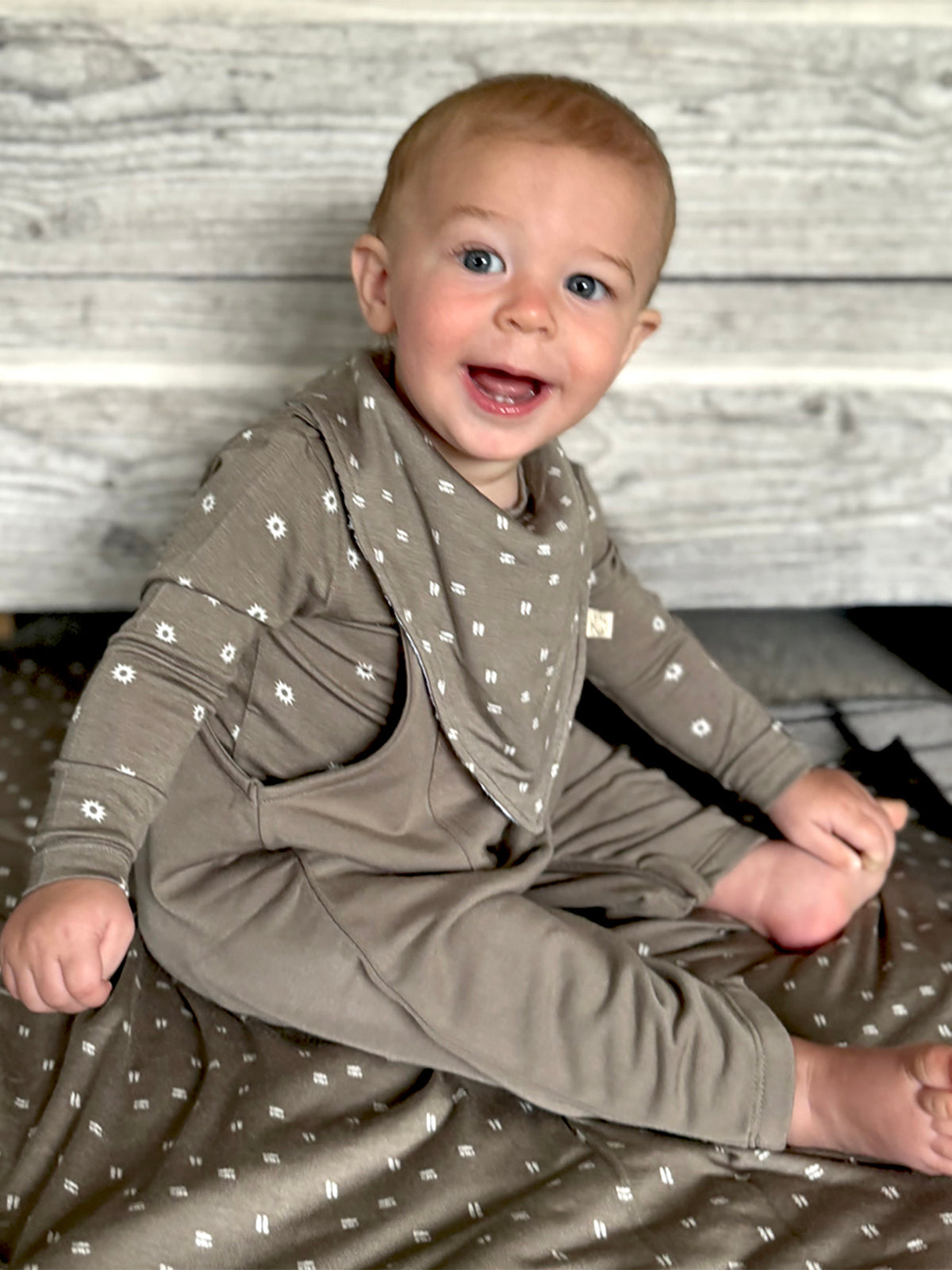 Fleece Overall Set -  Sunny
