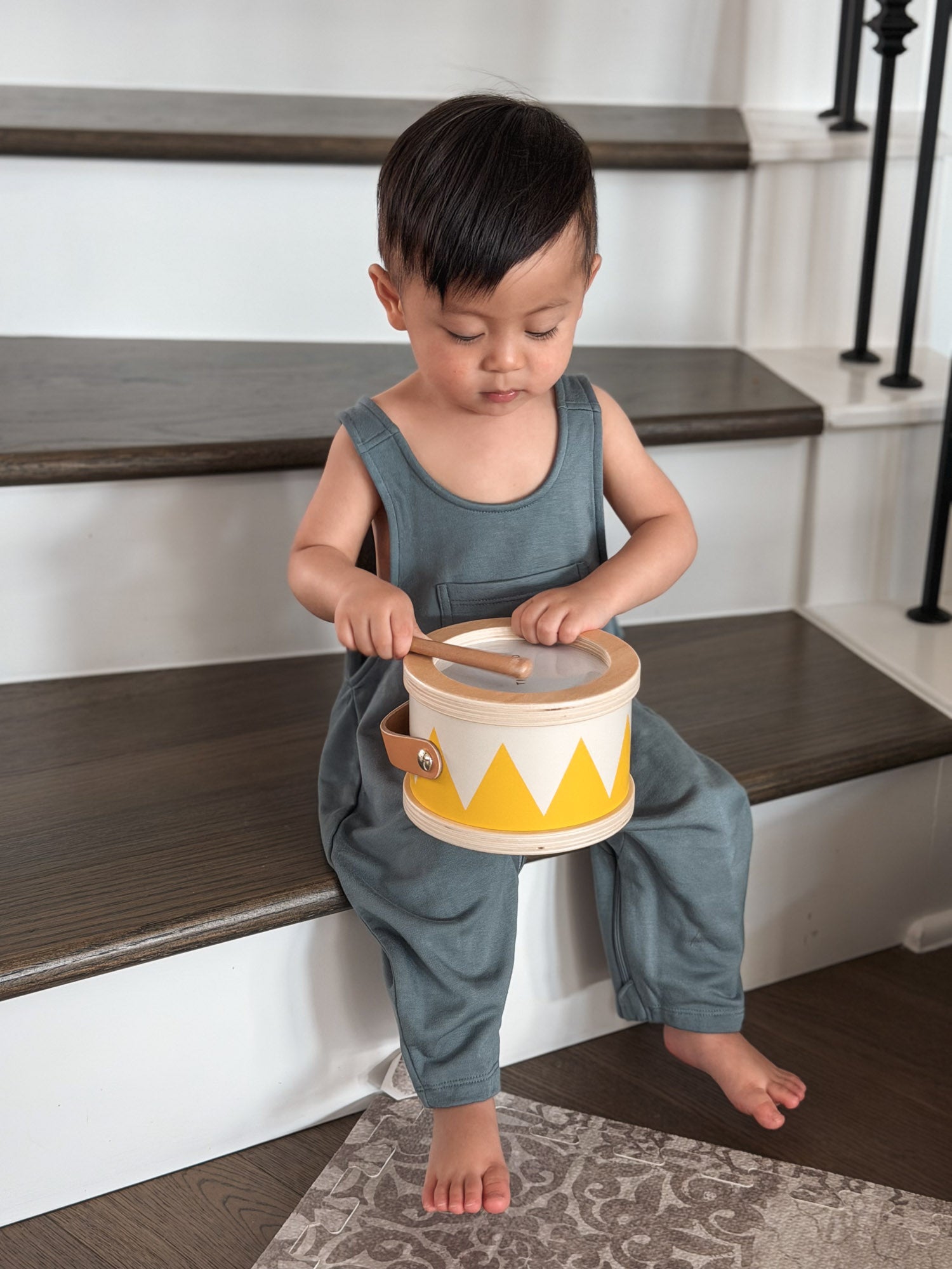 Fleece Overall Set - Robot