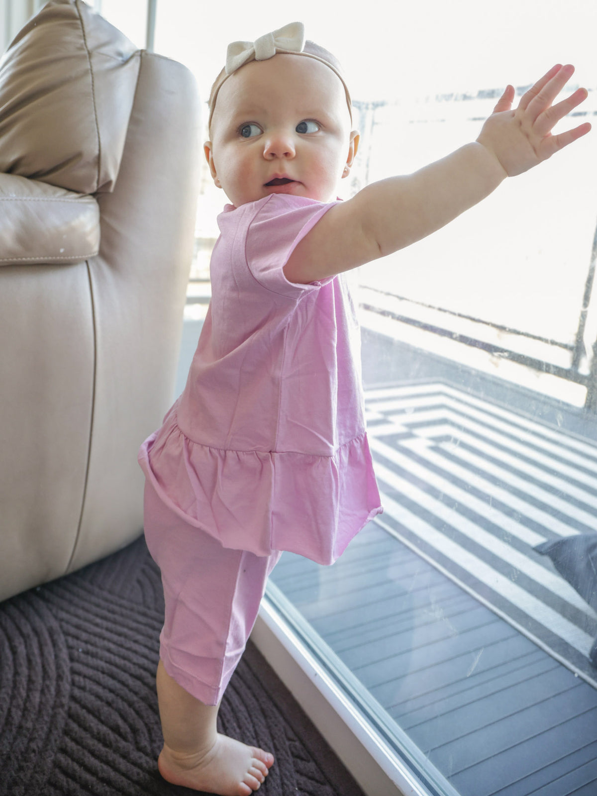 Ruffled T Shirt & Short Set - Lolli