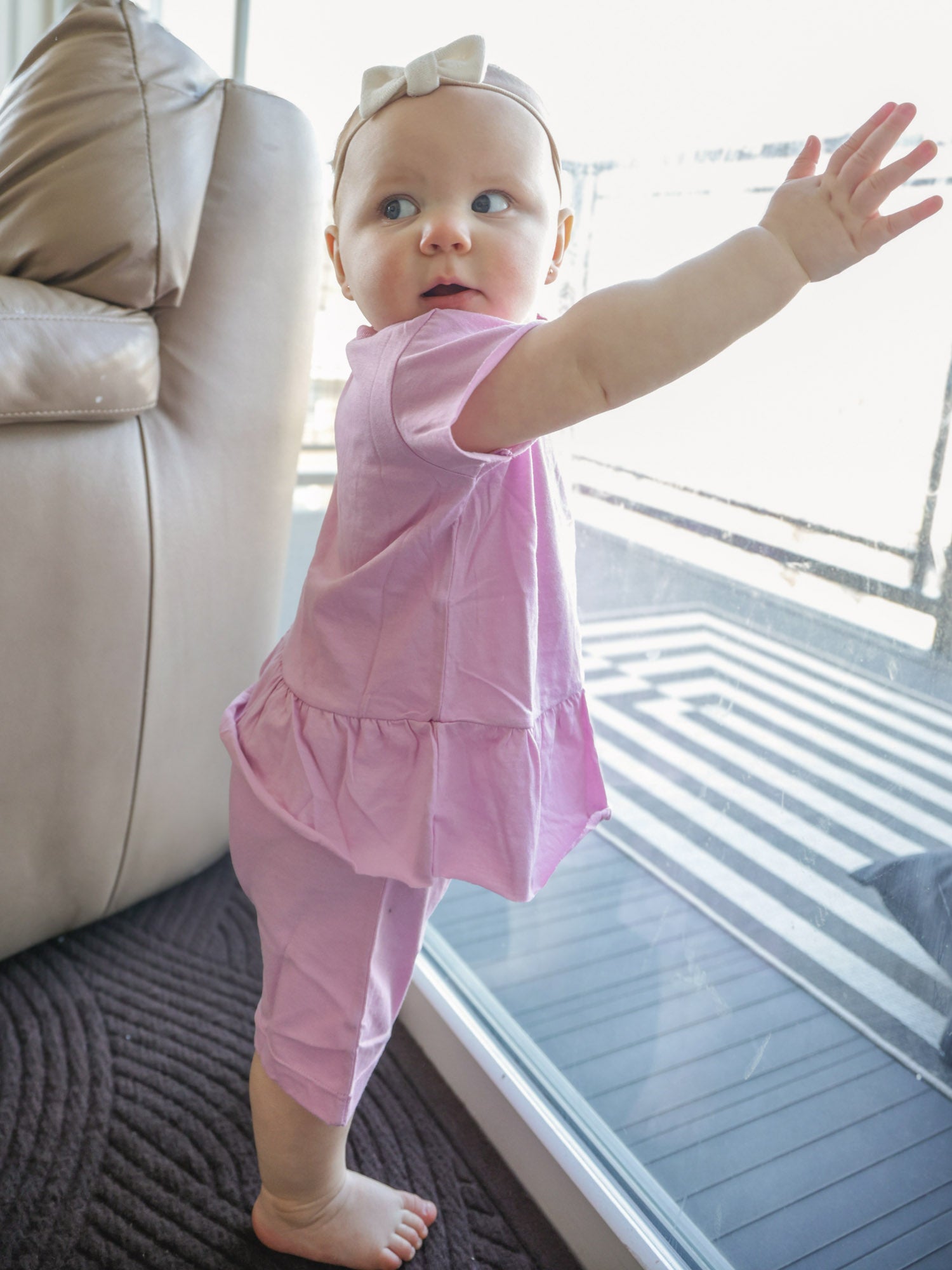 Ruffled T Shirt & Short Set - Lolli