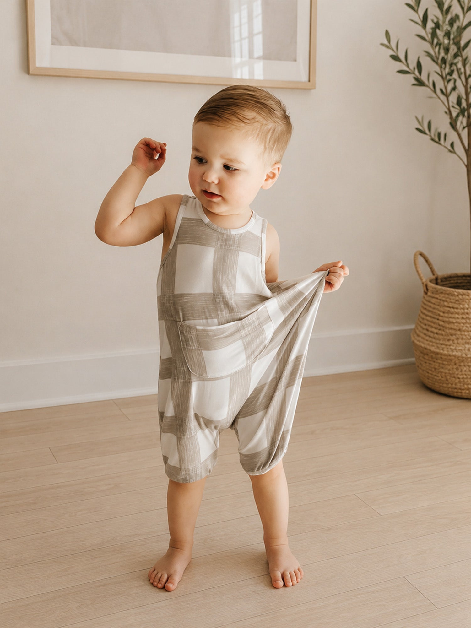 Pocket Romper - Picnic