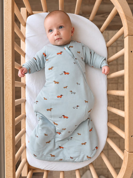 Woof Sage 1.0 TOG Long Sleeve Bamboo Viscose Swaddle Sleep Sack