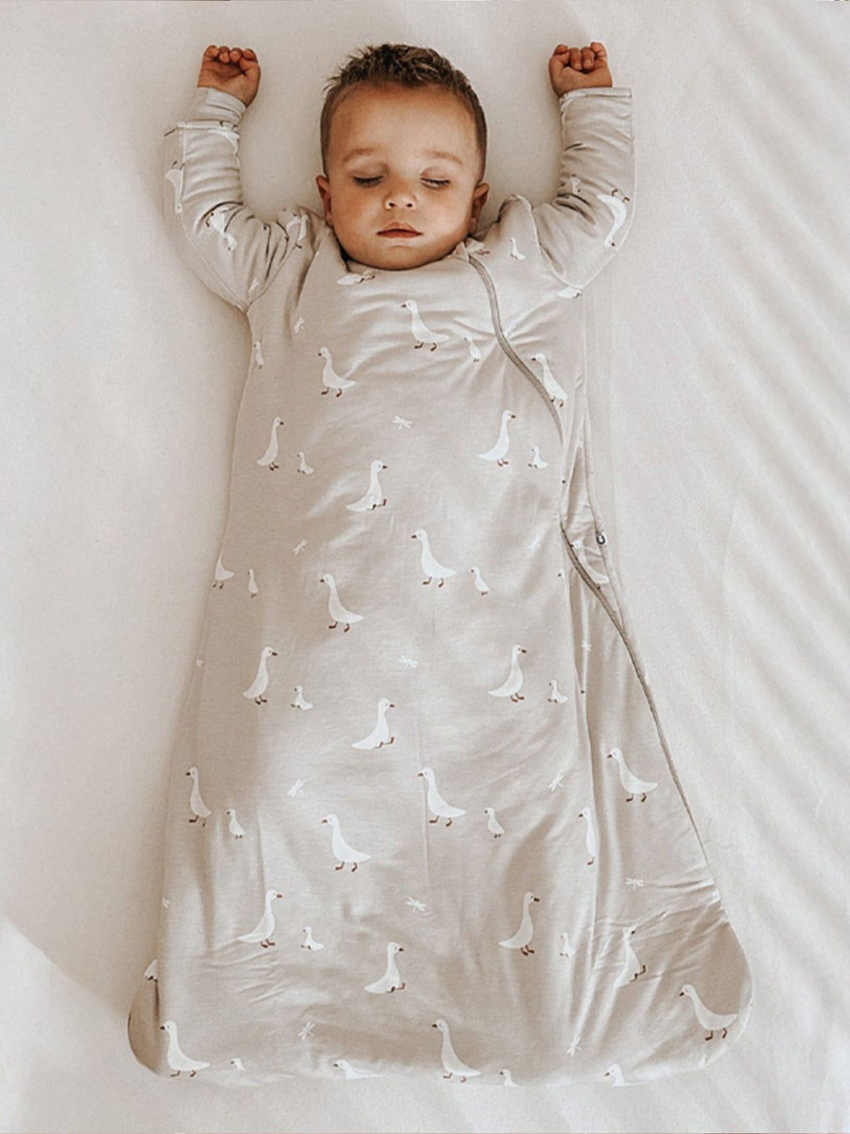 Long Sleeve Sleep Sack - Goose  / 1.0 TOG