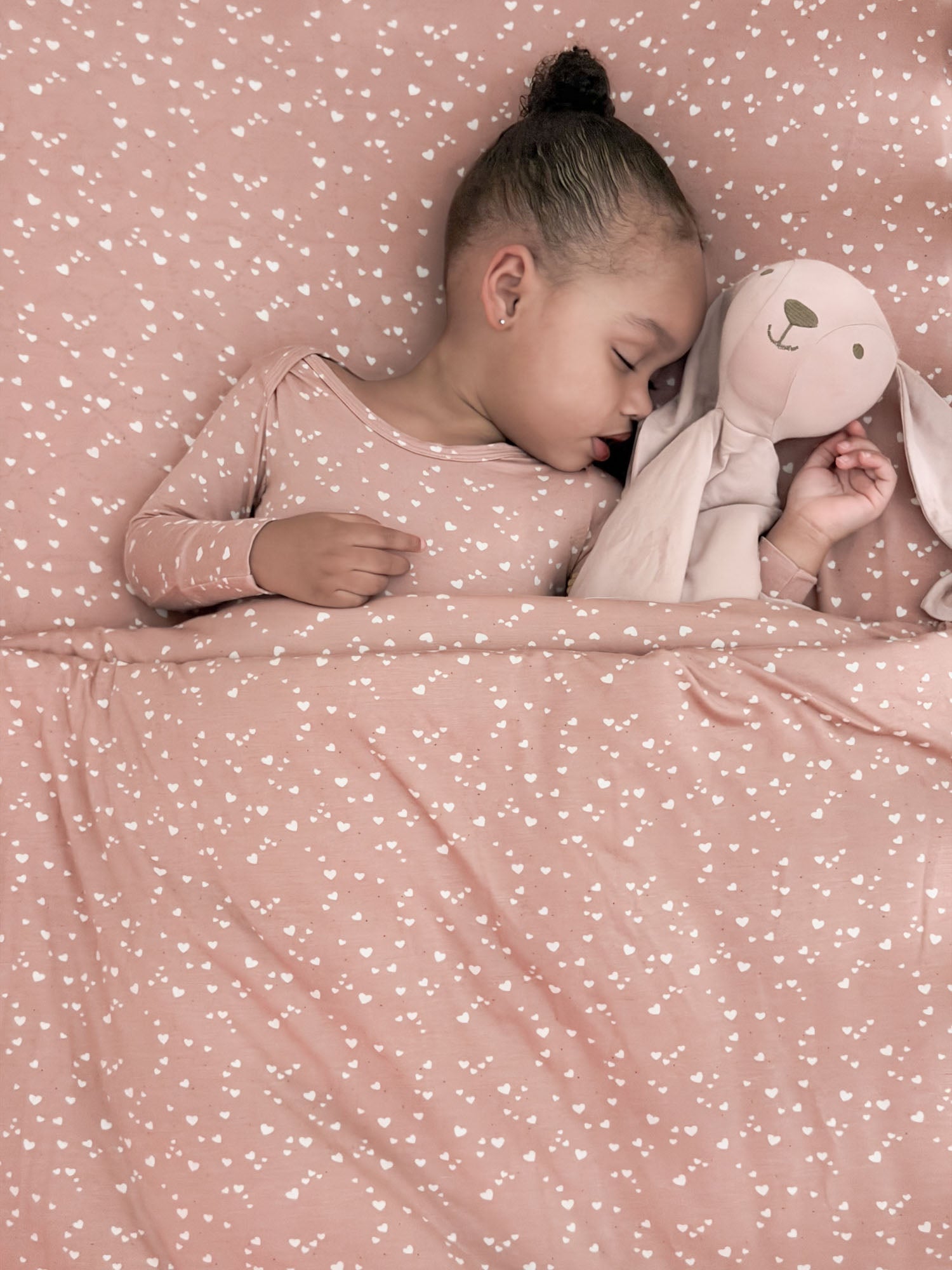 Cloud Blanket - Hearts / 1.0 TOG