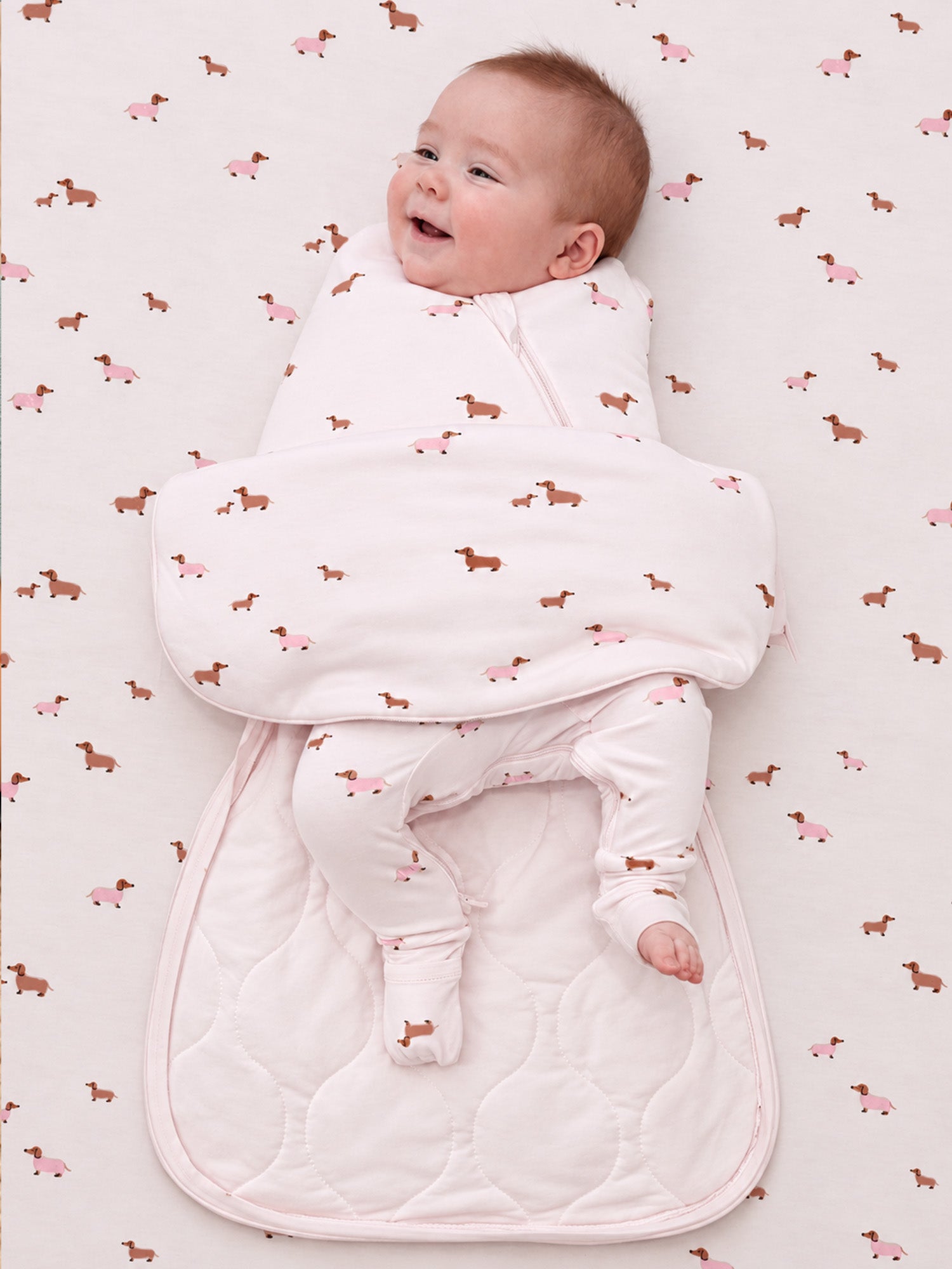 Swaddle Sleep Sack - Girl Dog / 1.0 TOG