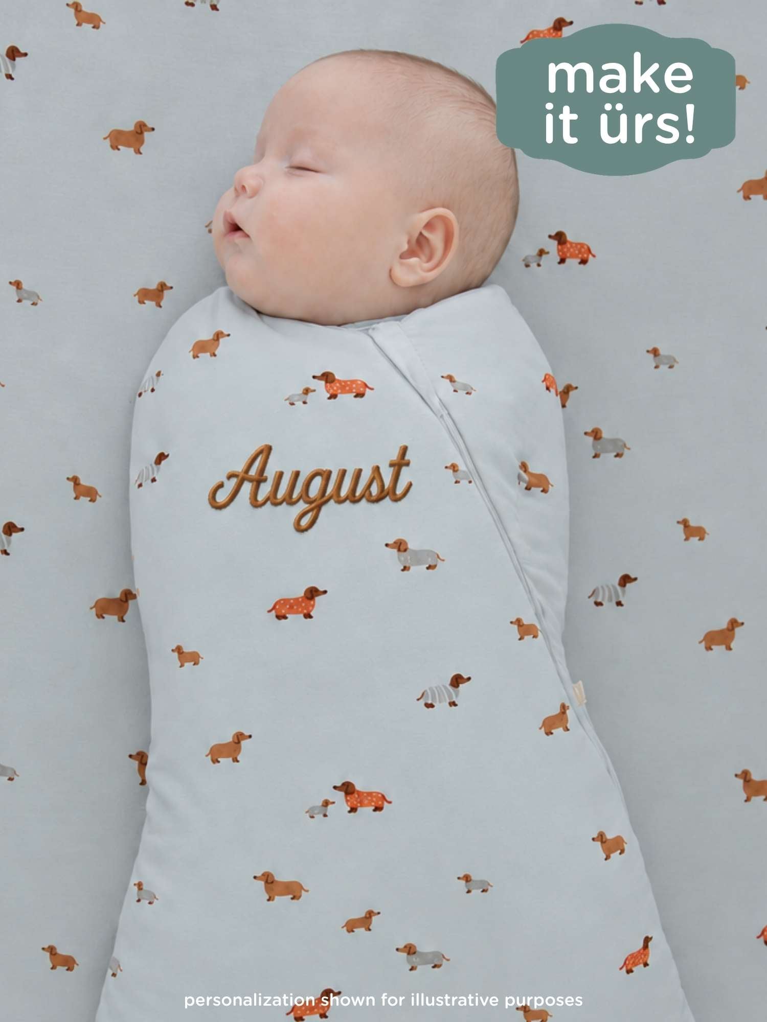 Woof Sage 1.0 TOG Bamboo Viscose Swaddle Sleep Sack | günamüna
