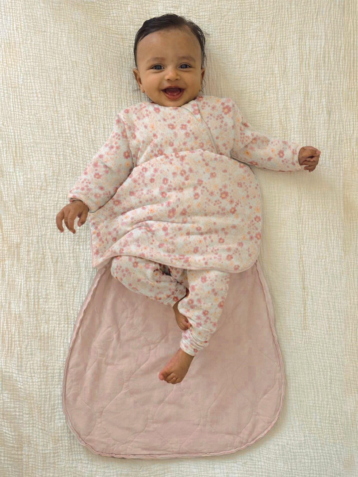 Long Sleeve Transitional Swaddle Sack - Sorbet / 0.5 TOG