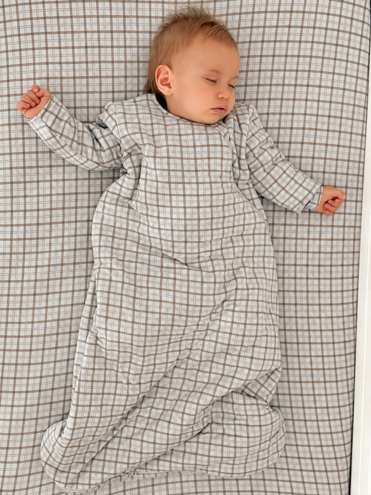 Long Sleeve Sleep Sack - Plaid / 2.5 TOG