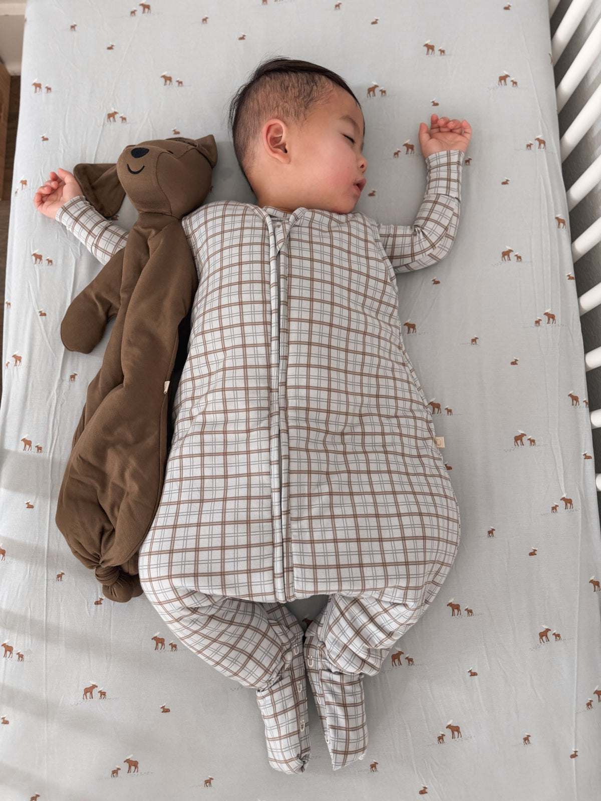 Footie Sleep Sack - Plaid / 1.0 TOG