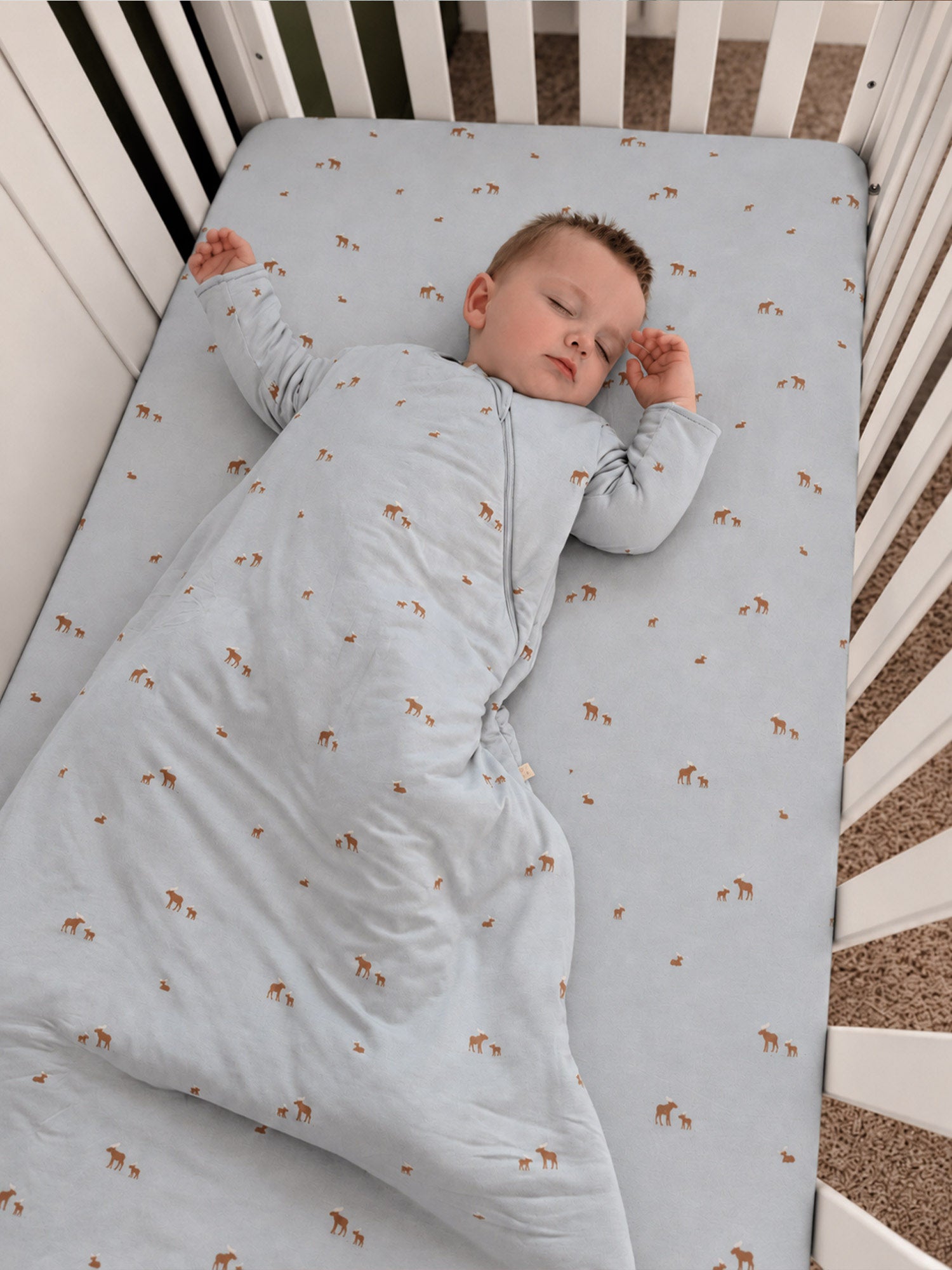 Long Sleeve Sleep Sack - Moose / 2.5 TOG
