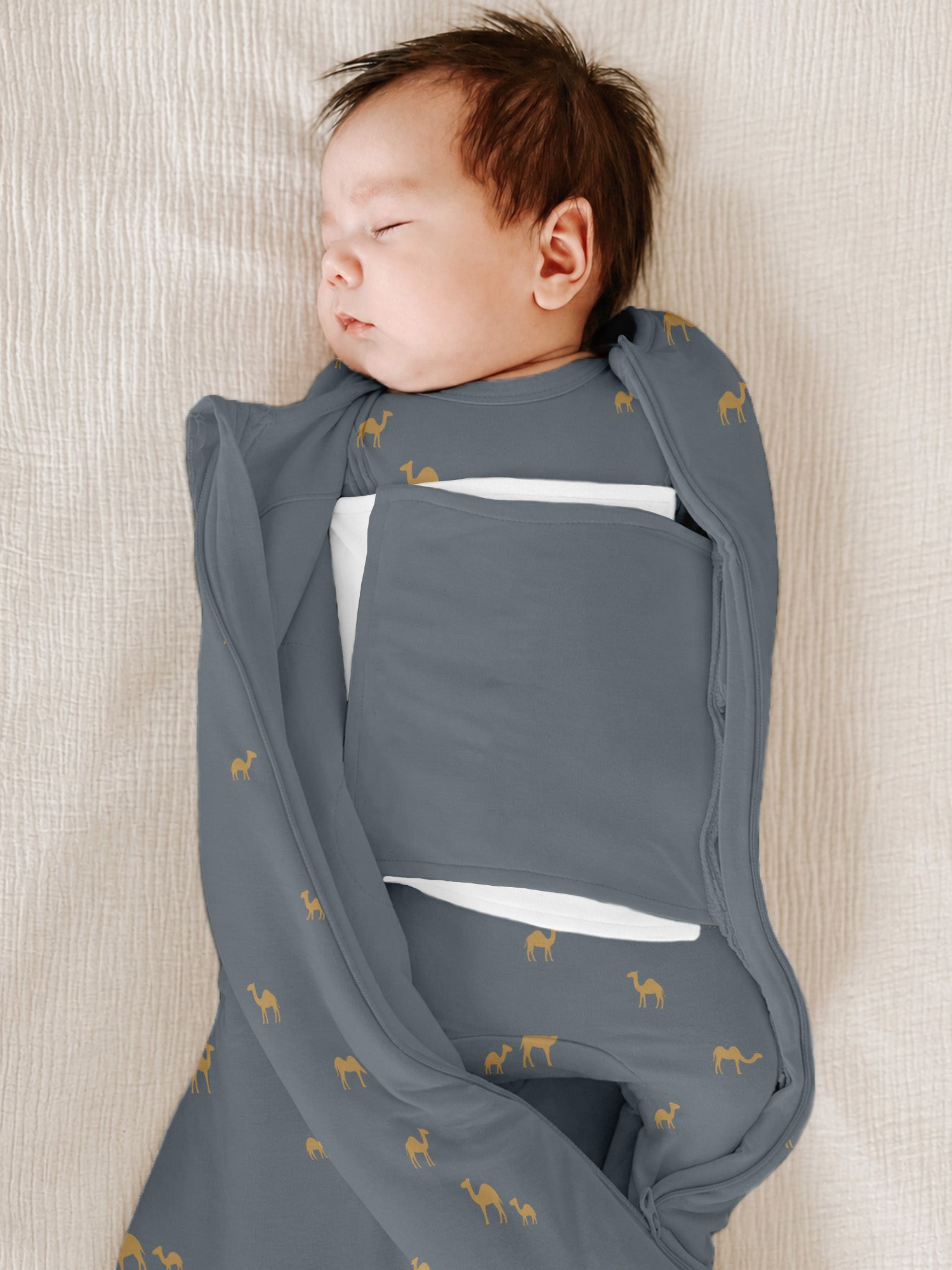 Swaddle Sleep Sack - Camels / 2.5 TOG