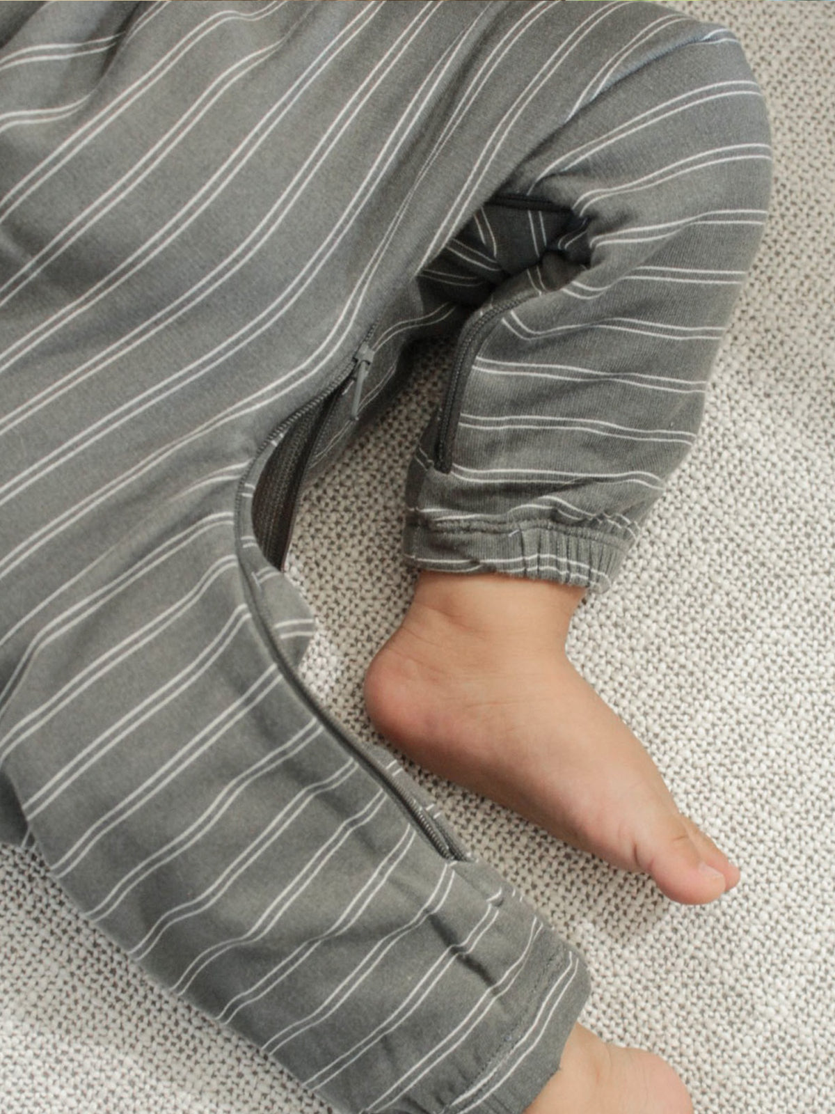 Henley Jumpsuit - Stripe