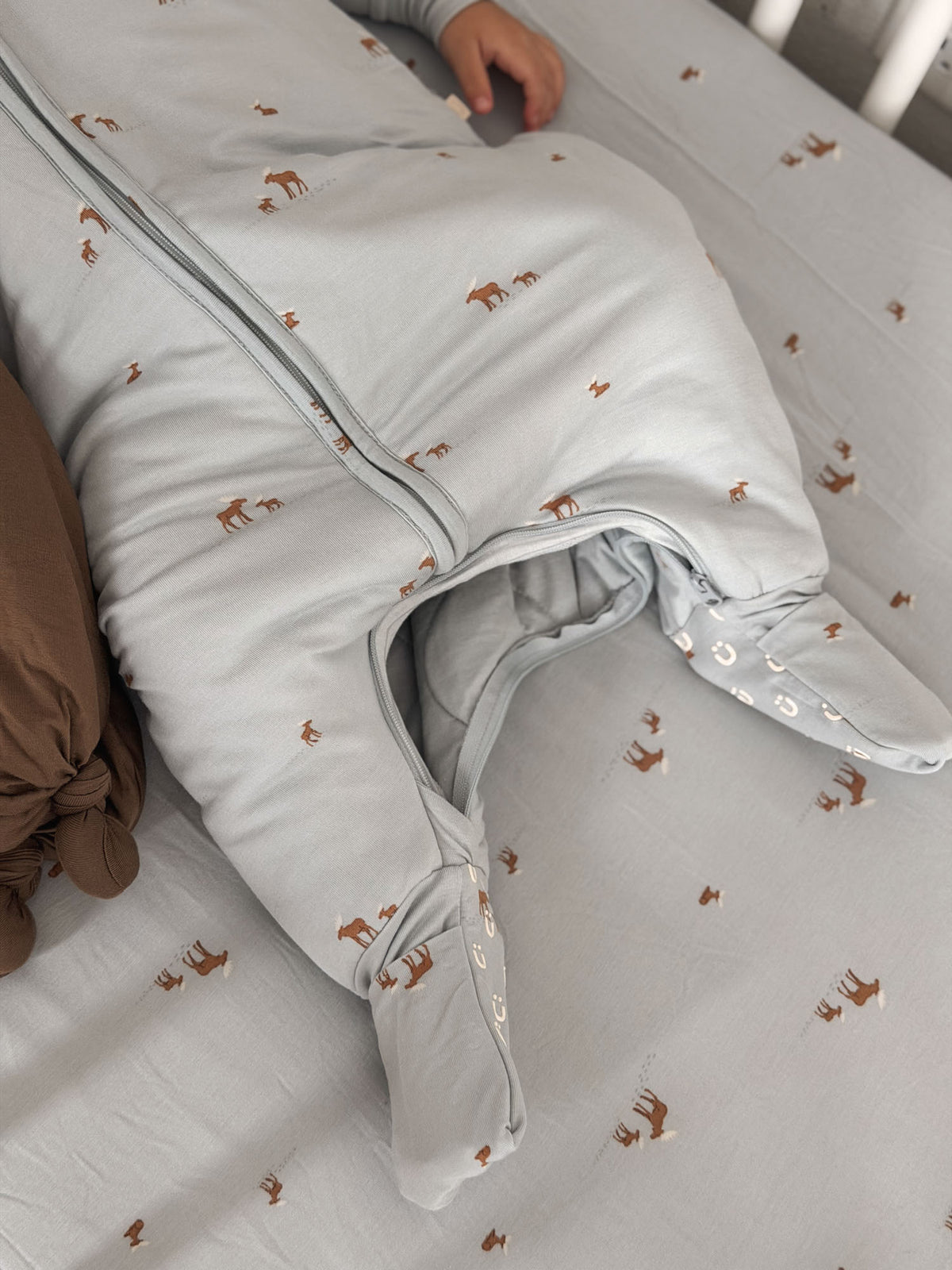 Footie Sleep Sack - Moose / 1.0 TOG