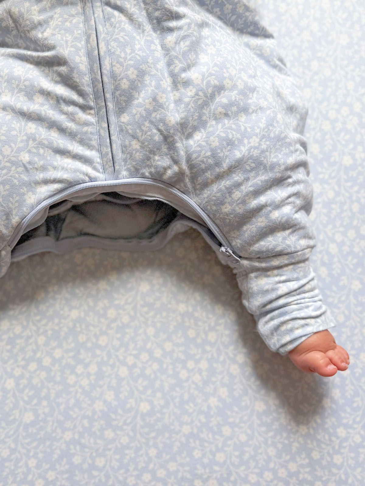 Long Sleeve Footie Sleep Sack - Meadow / 2.5 TOG