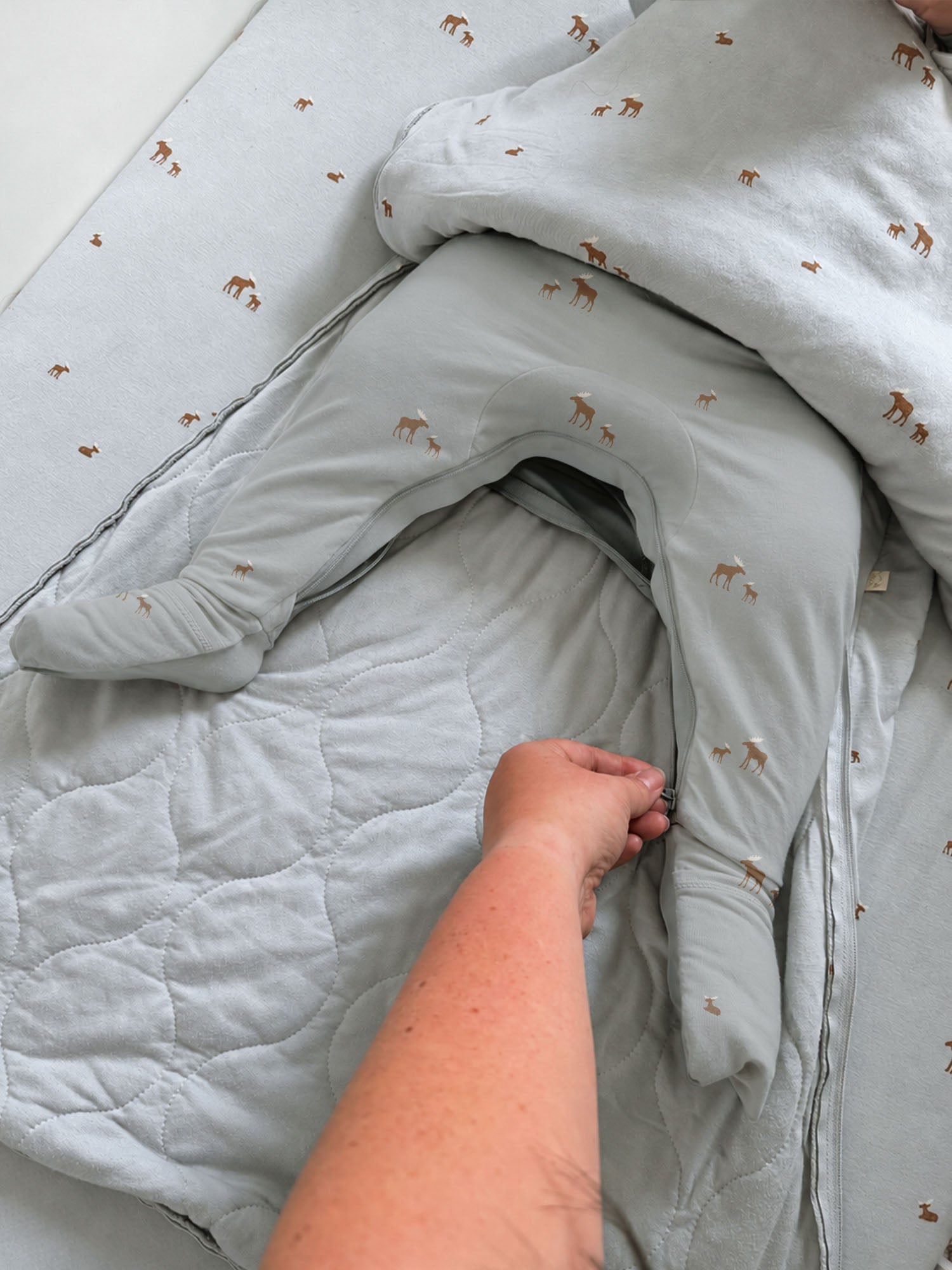 Long Sleeve Sleep Sack - Moose / 1.0 TOG