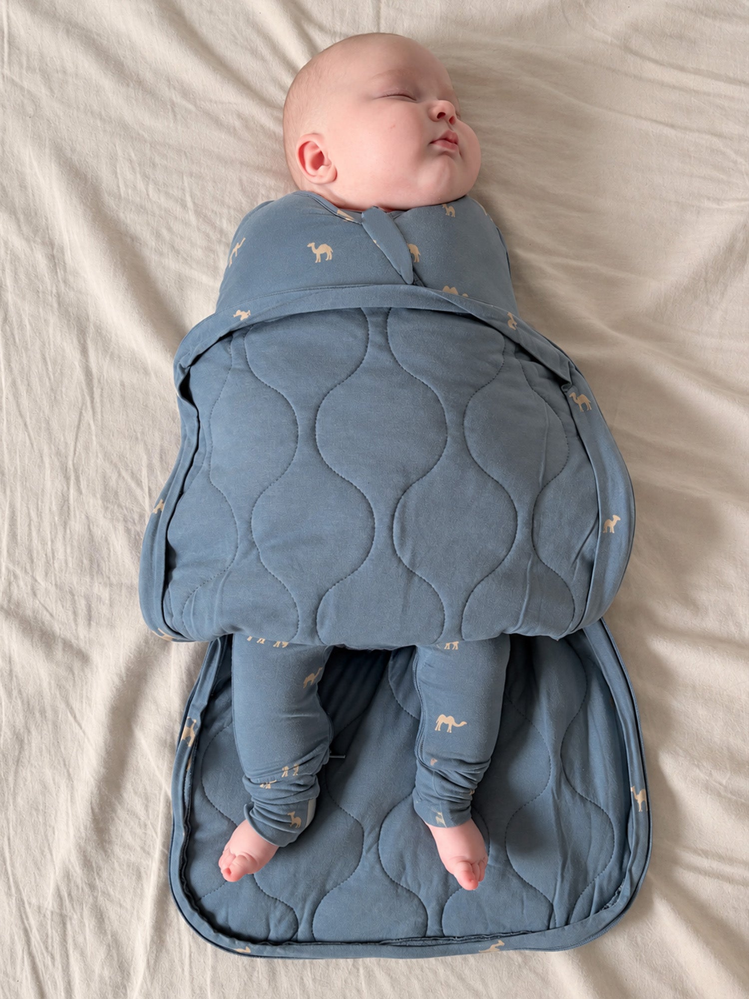 Swaddle Sleep Sack - Camels / 2.5 TOG
