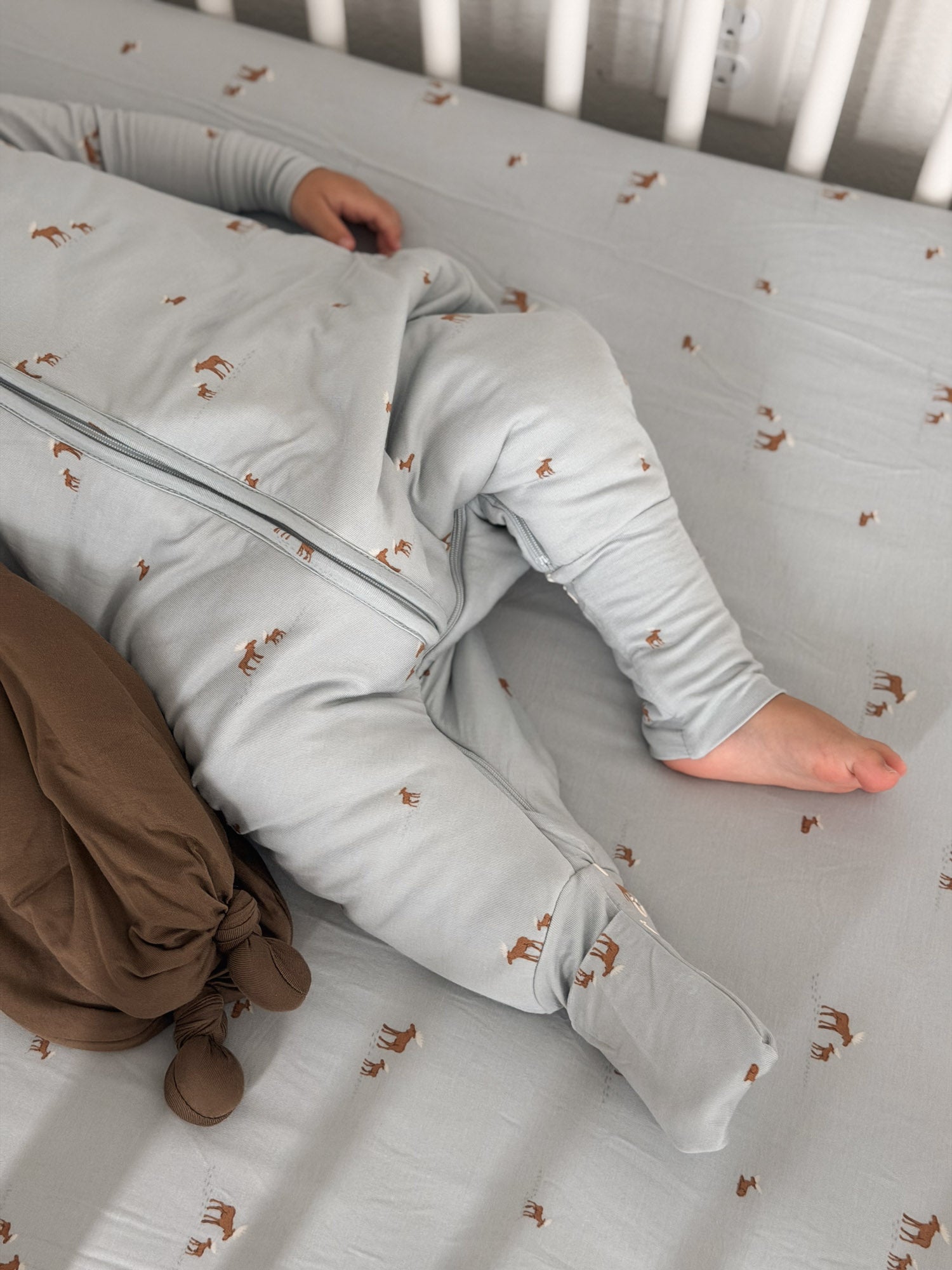 Footie Sleep Sack - Moose / 1.0 TOG