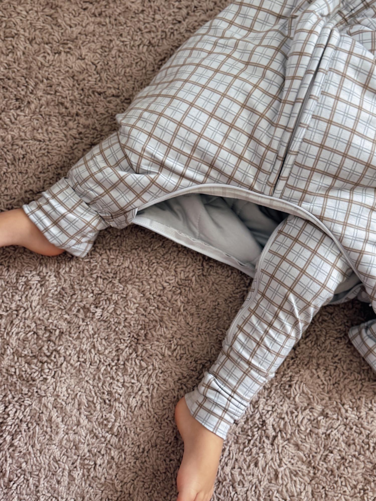 Footie Sleep Sack - Plaid / 2.5 TOG