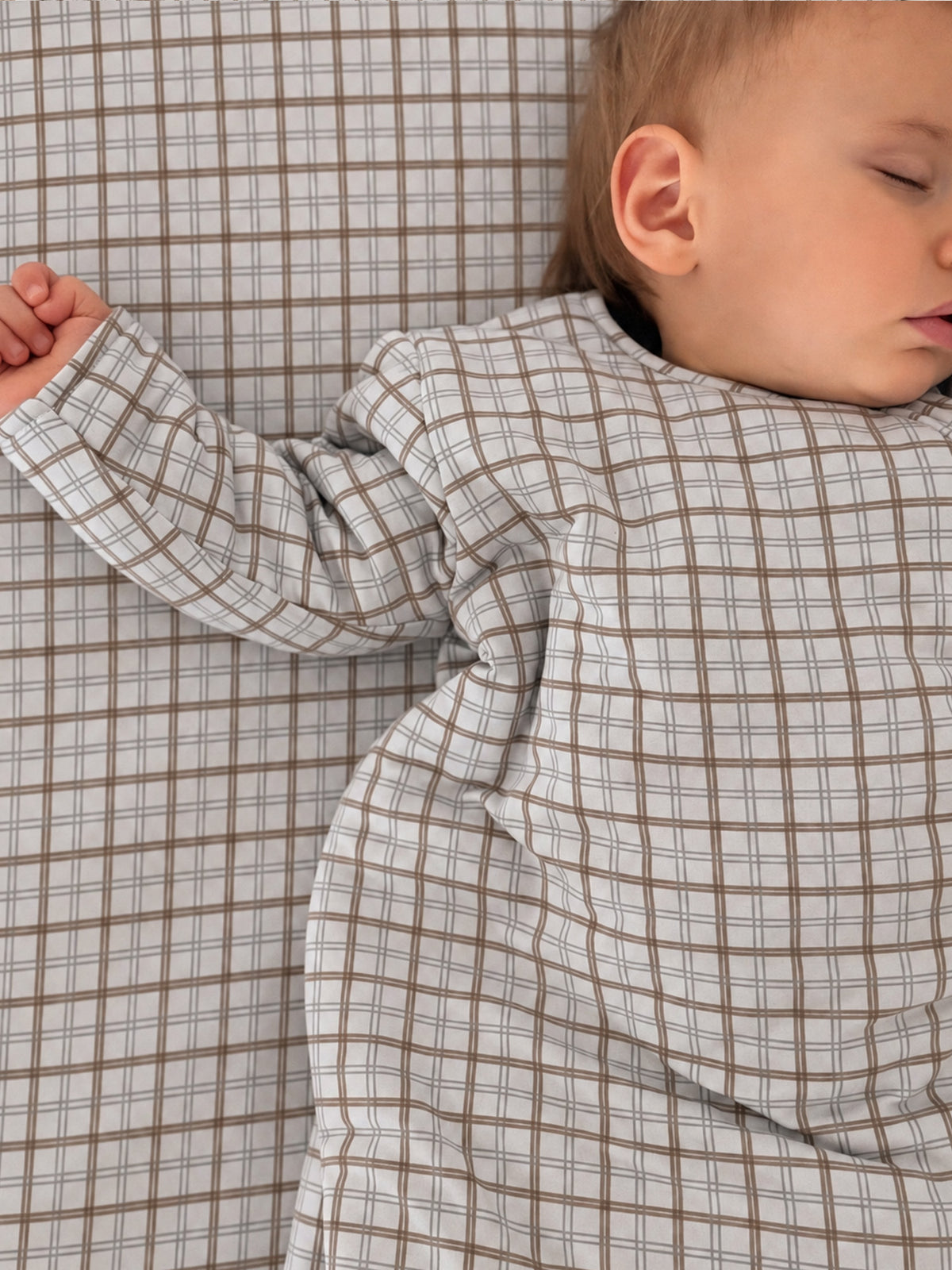 Long Sleeve Sleep Sack - Plaid / 1.0 TOG