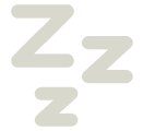 three letter z icons to indicate sleep